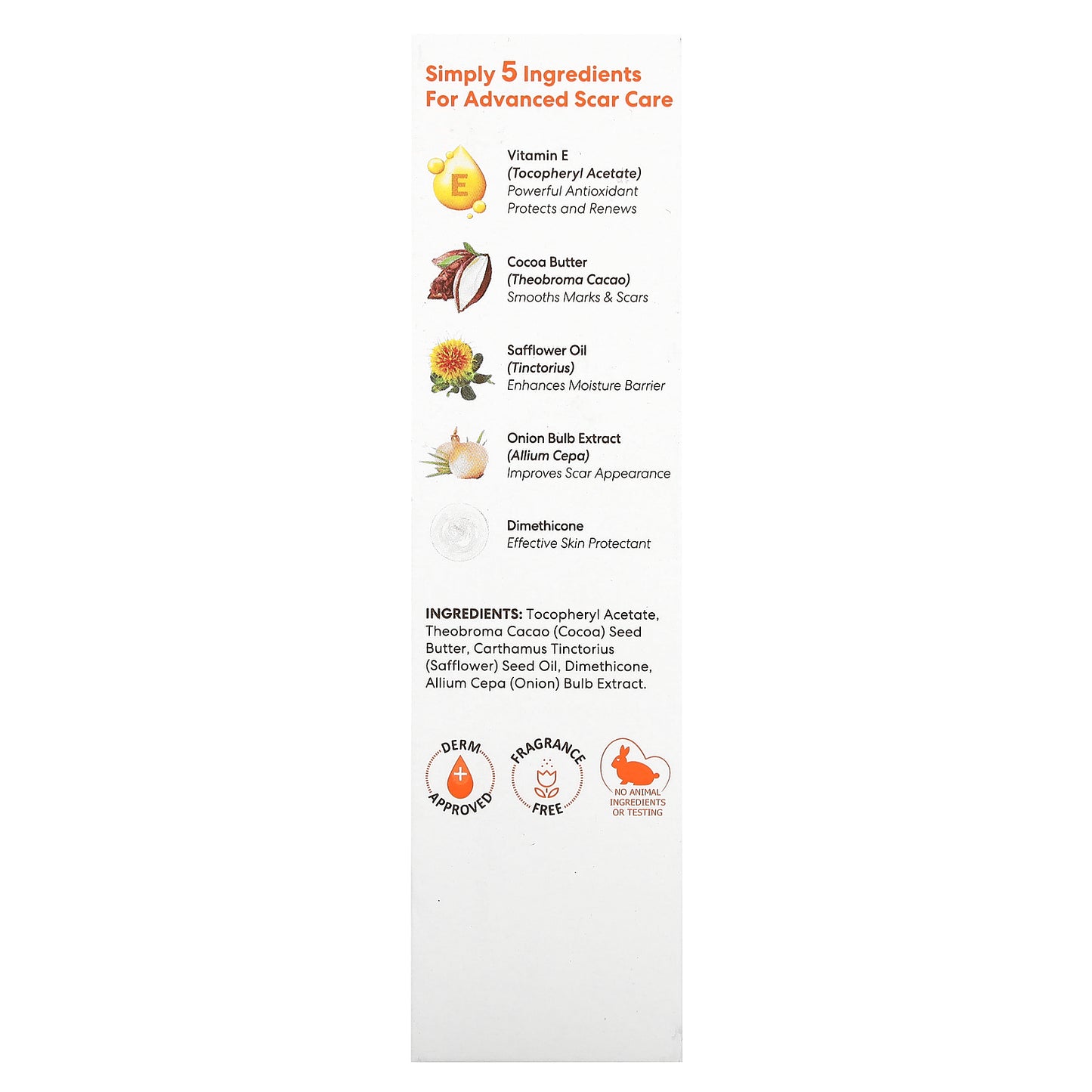 Palmer's, Cocoa Butter Formula® with Vitamin E, Scar Serum, Fragrance Free, 1 fl oz (30 ml)