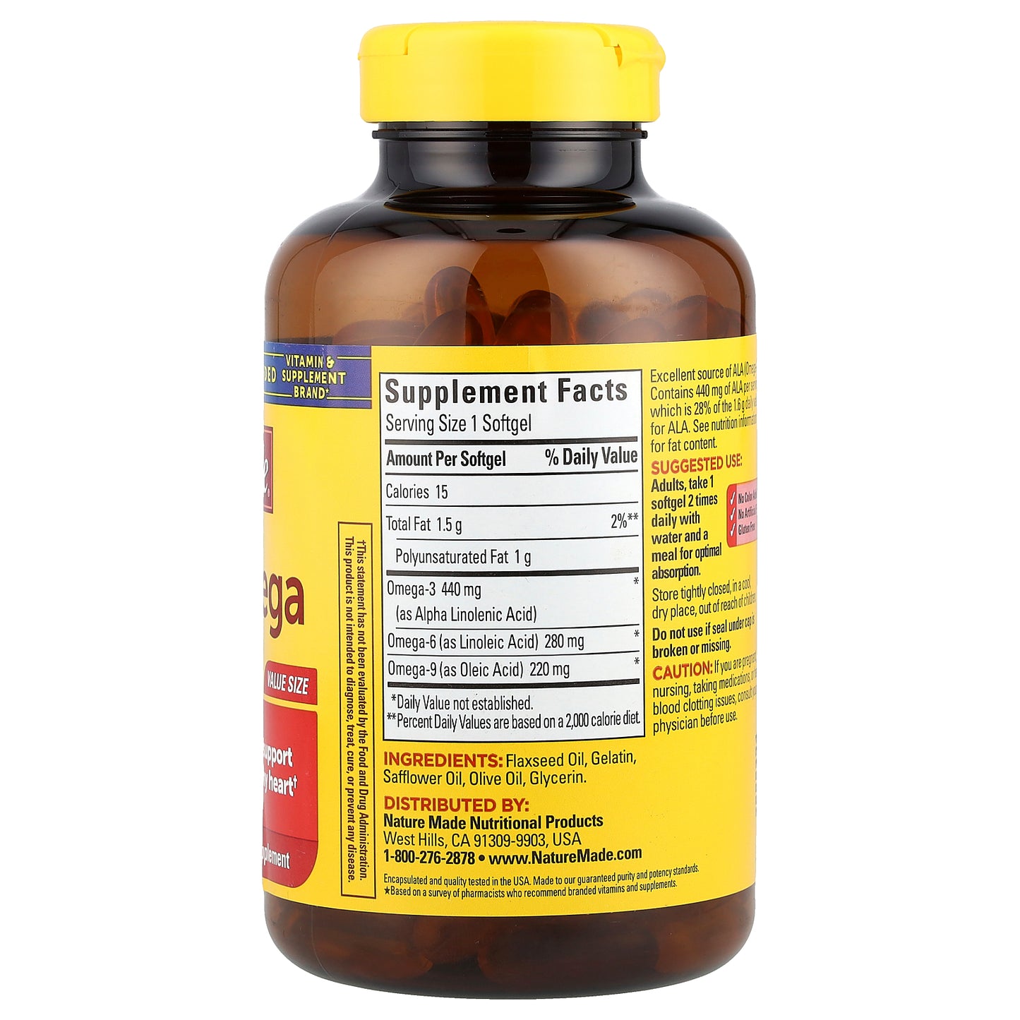 Nature Made, Triple Omega, 150 Softgels