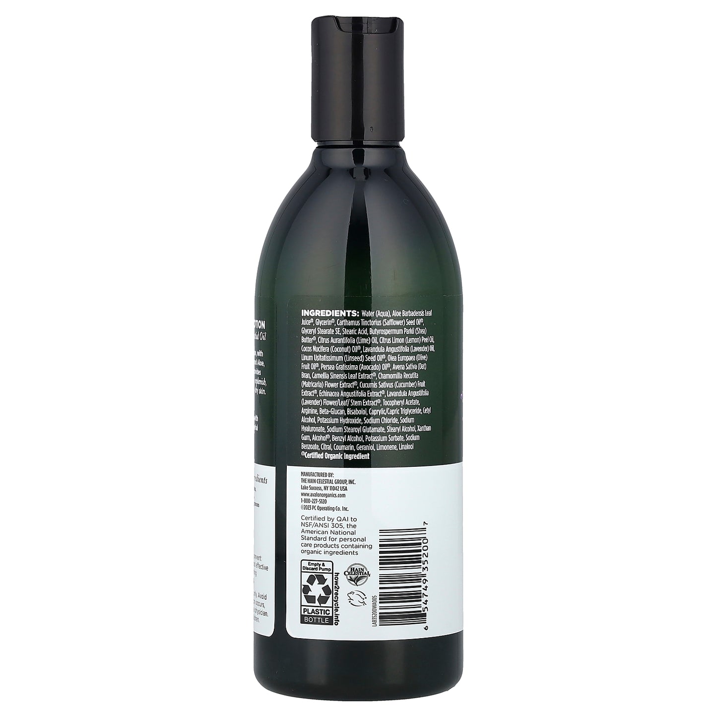 Avalon Organics, Hand & Body Lotion, Revitalizing Lavender, 12 oz (340 g)