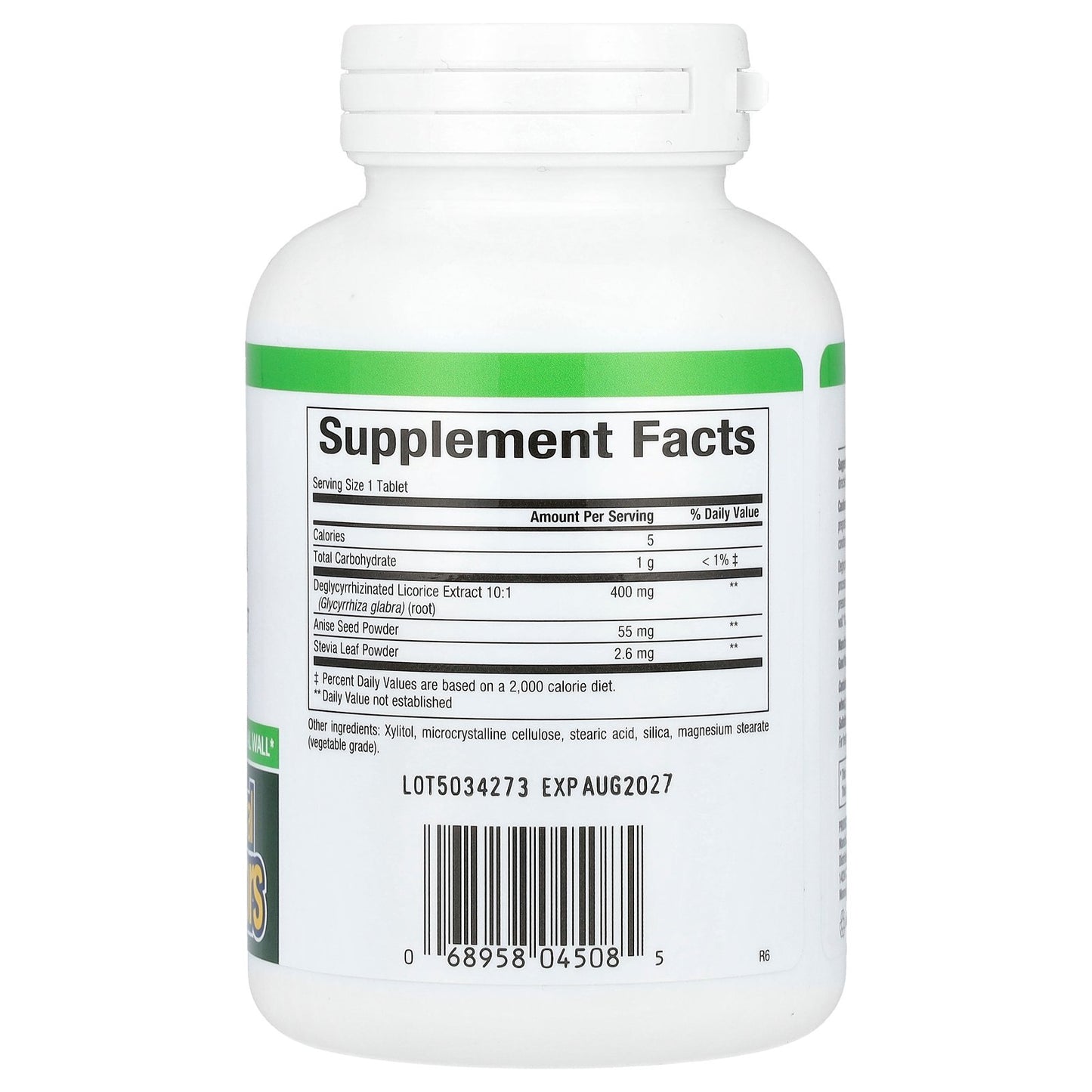 Natural Factors, DGL, Deglycyrrhizinated Licorice Root Extract, 90 Chewable Tablets