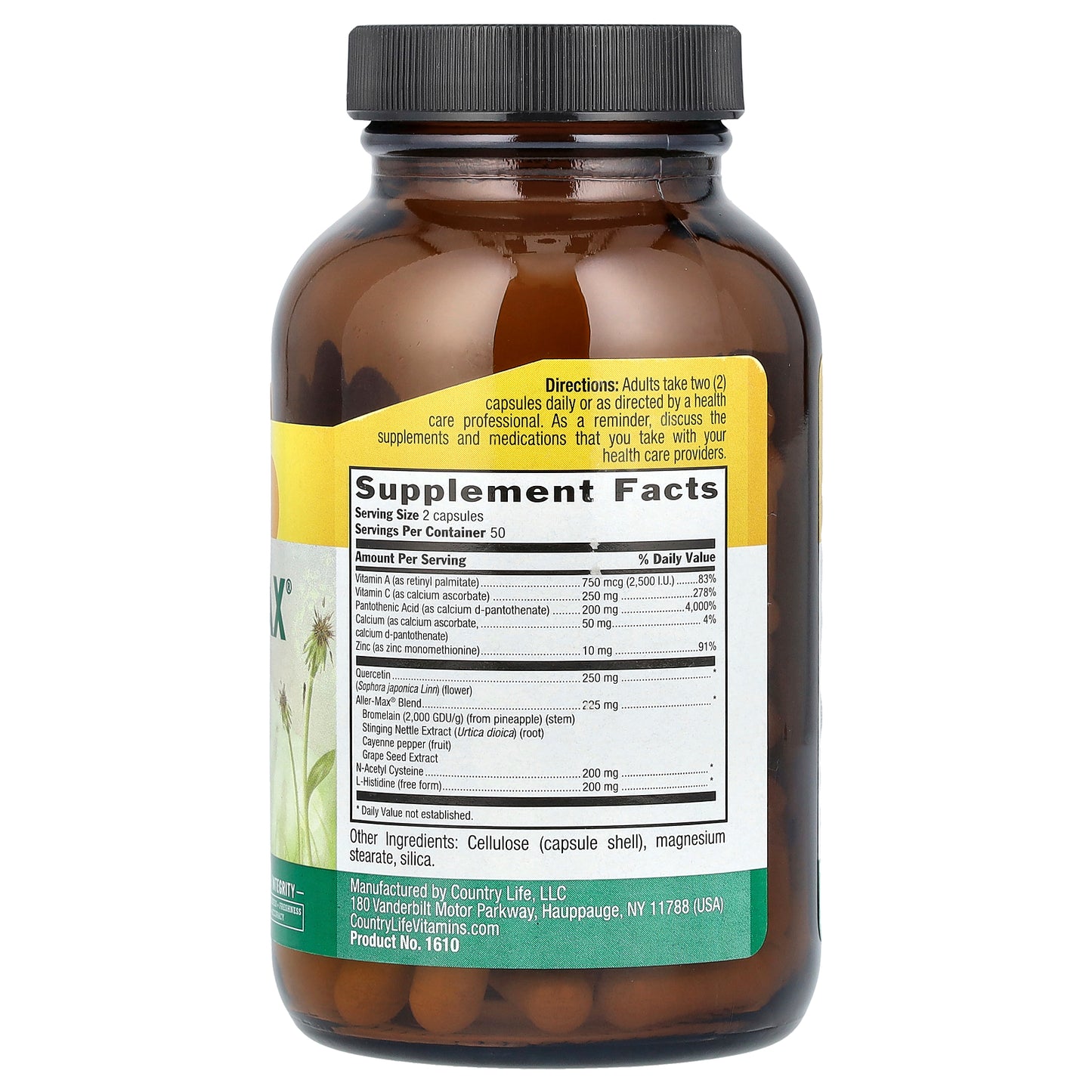 Country Life, Aller-Max, 100 Vegan Capsules