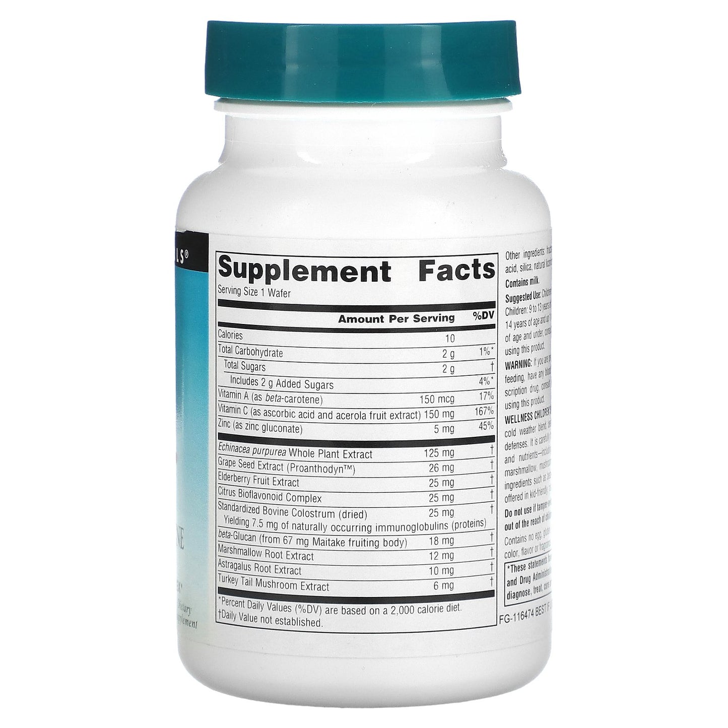 Source Naturals, Wellness Children's Immune Chewable™, Delicious Berry, 30 Wafers