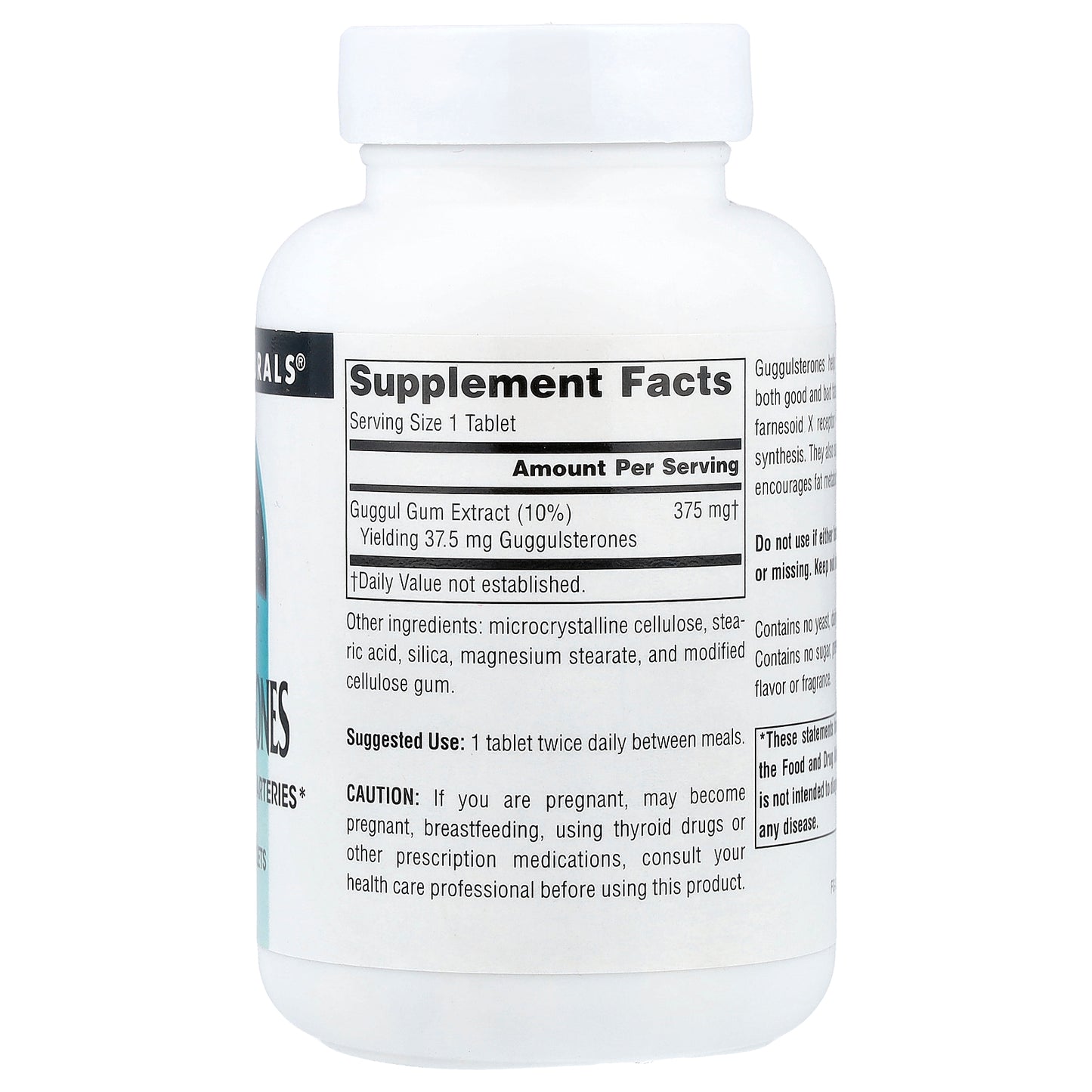 Source Naturals, Guggulsterones, 37.5 mg, 120 Tablets