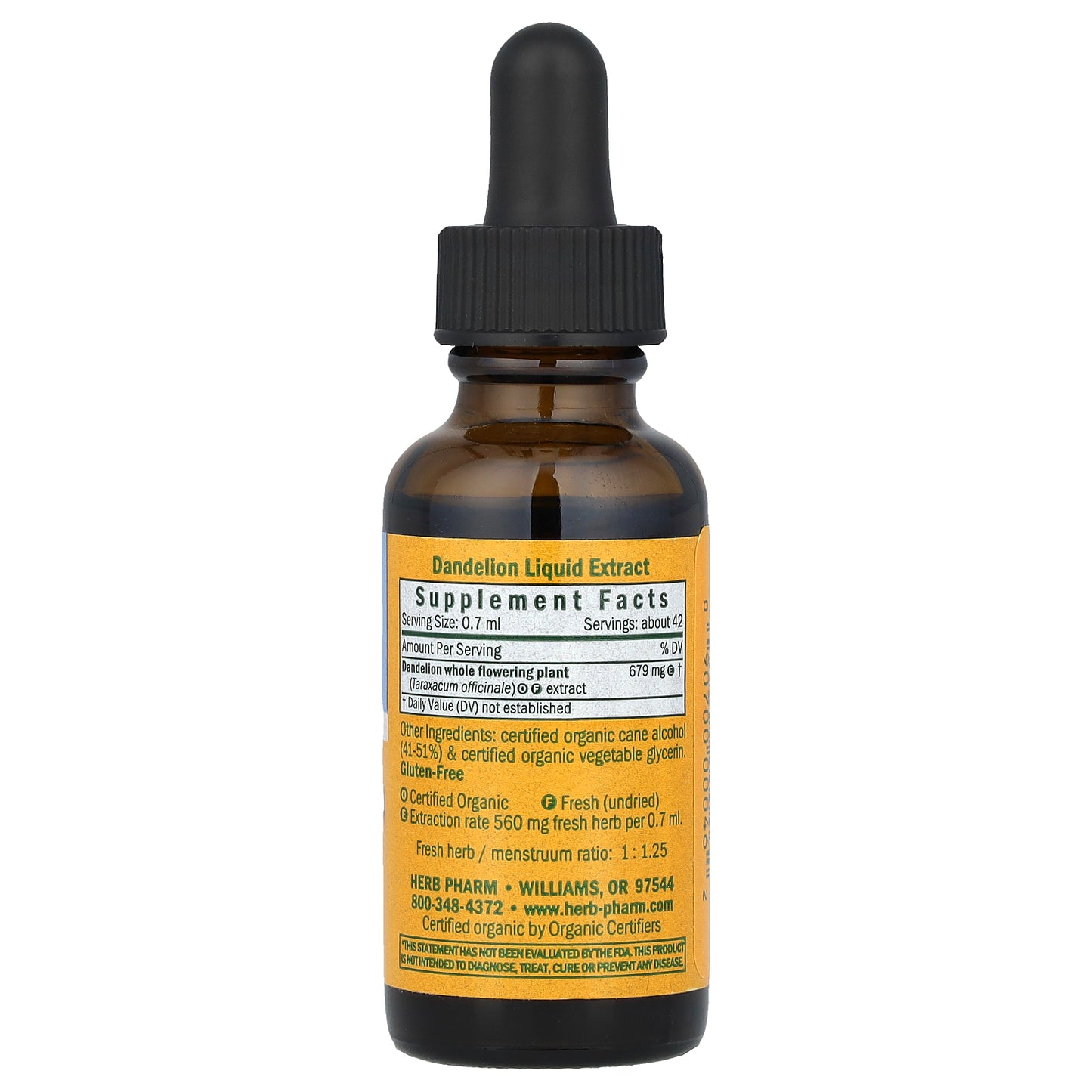 Herb Pharm, Dandelion, 1 fl oz (30 ml)