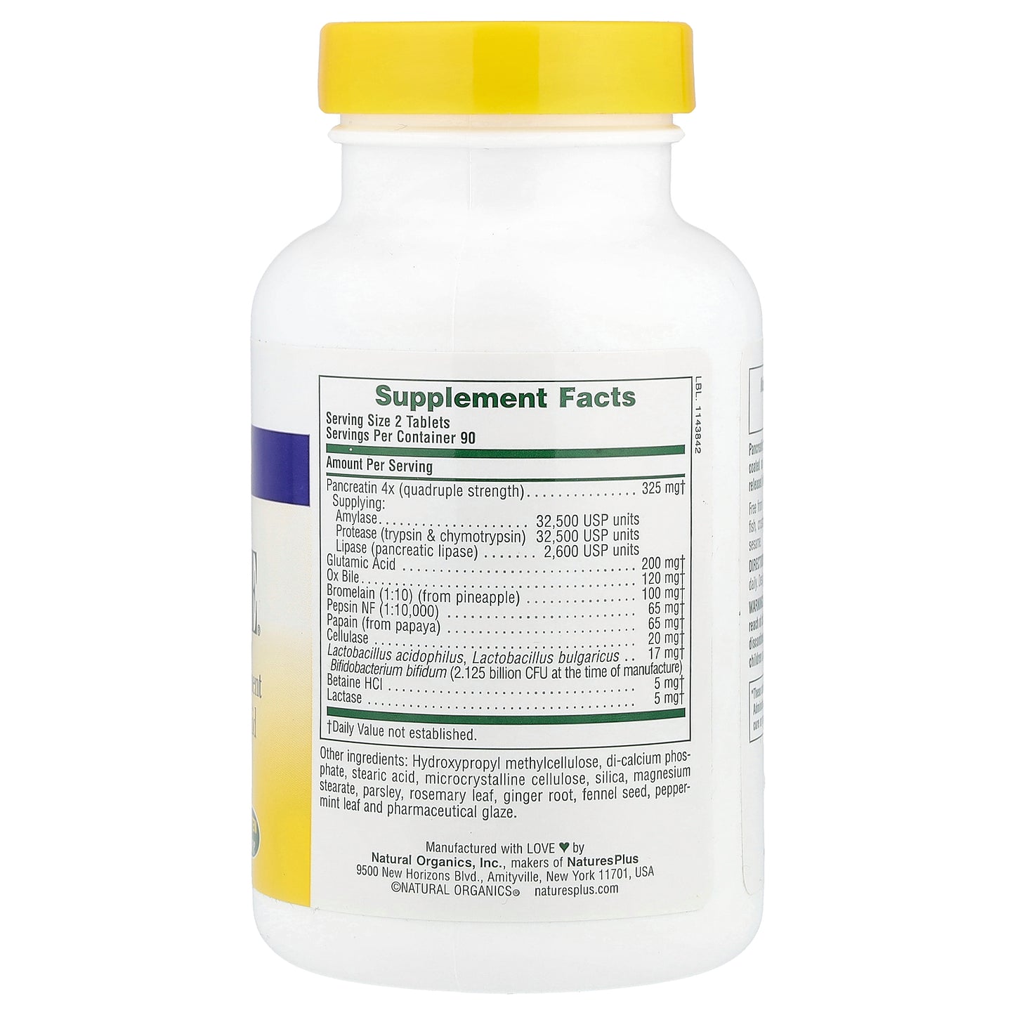 NaturesPlus, Ultra-Zyme, Maximum Strength , 180 Tablets