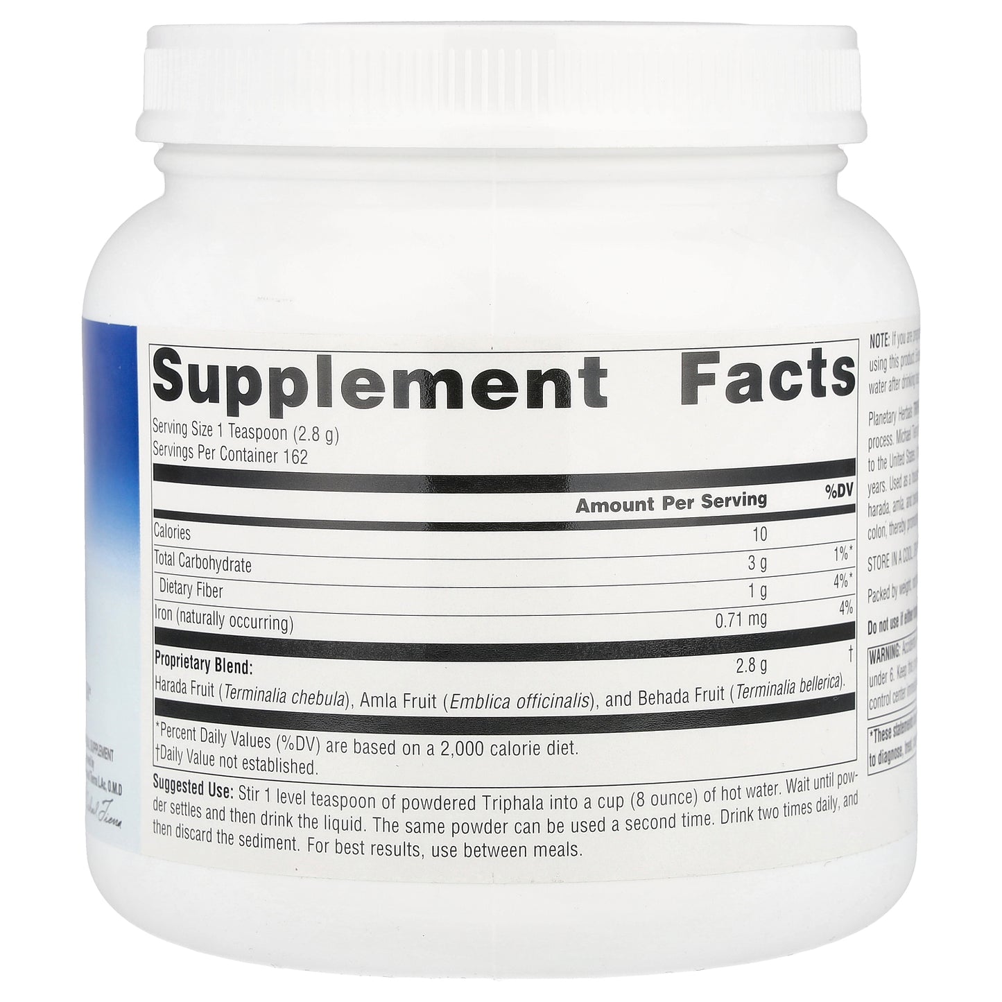 Planetary Herbals, Triphala Powder, 16 oz (454 g)