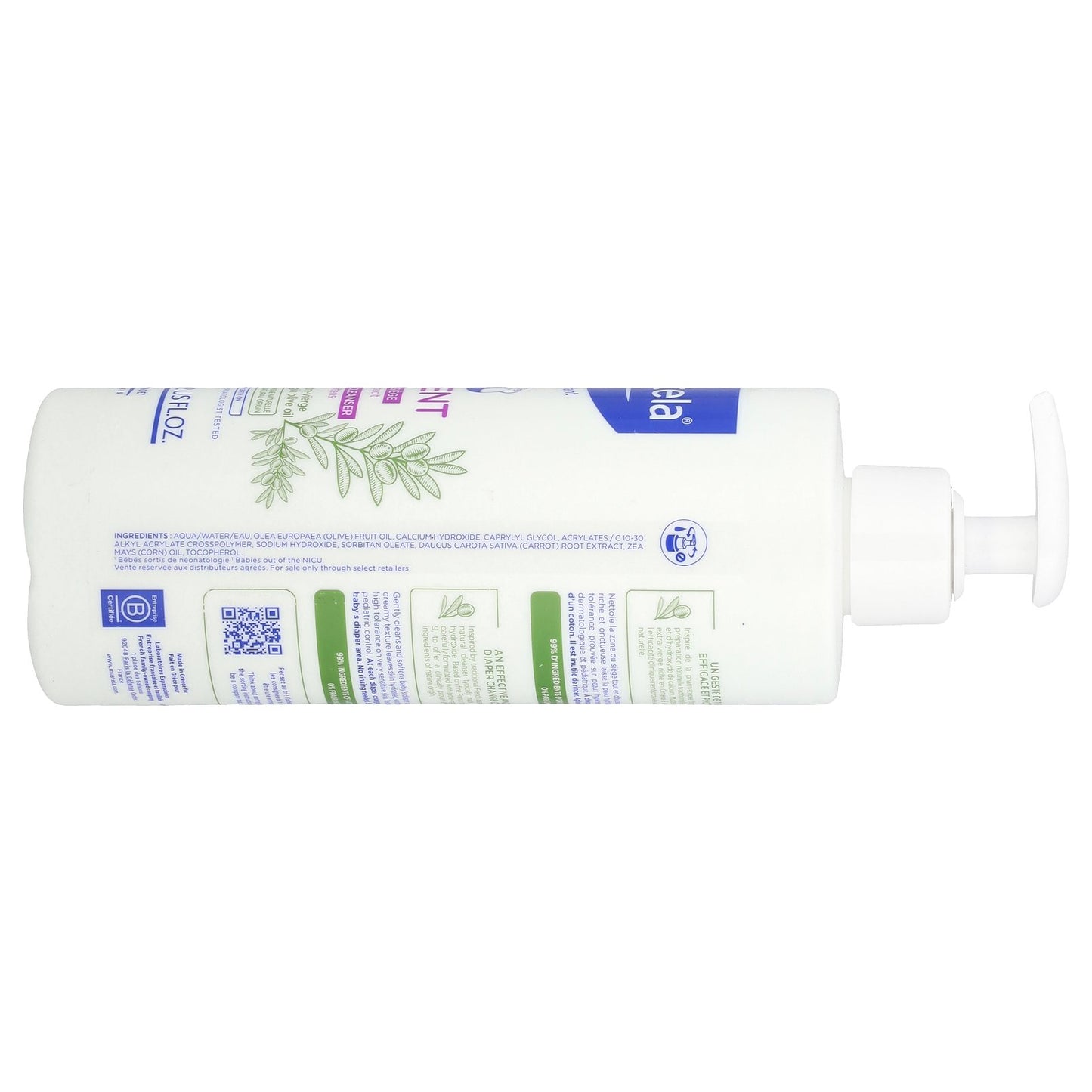 Mustela, Baby, Liniment Diaper Change Cleanser, 13.52 fl oz (400 ml)