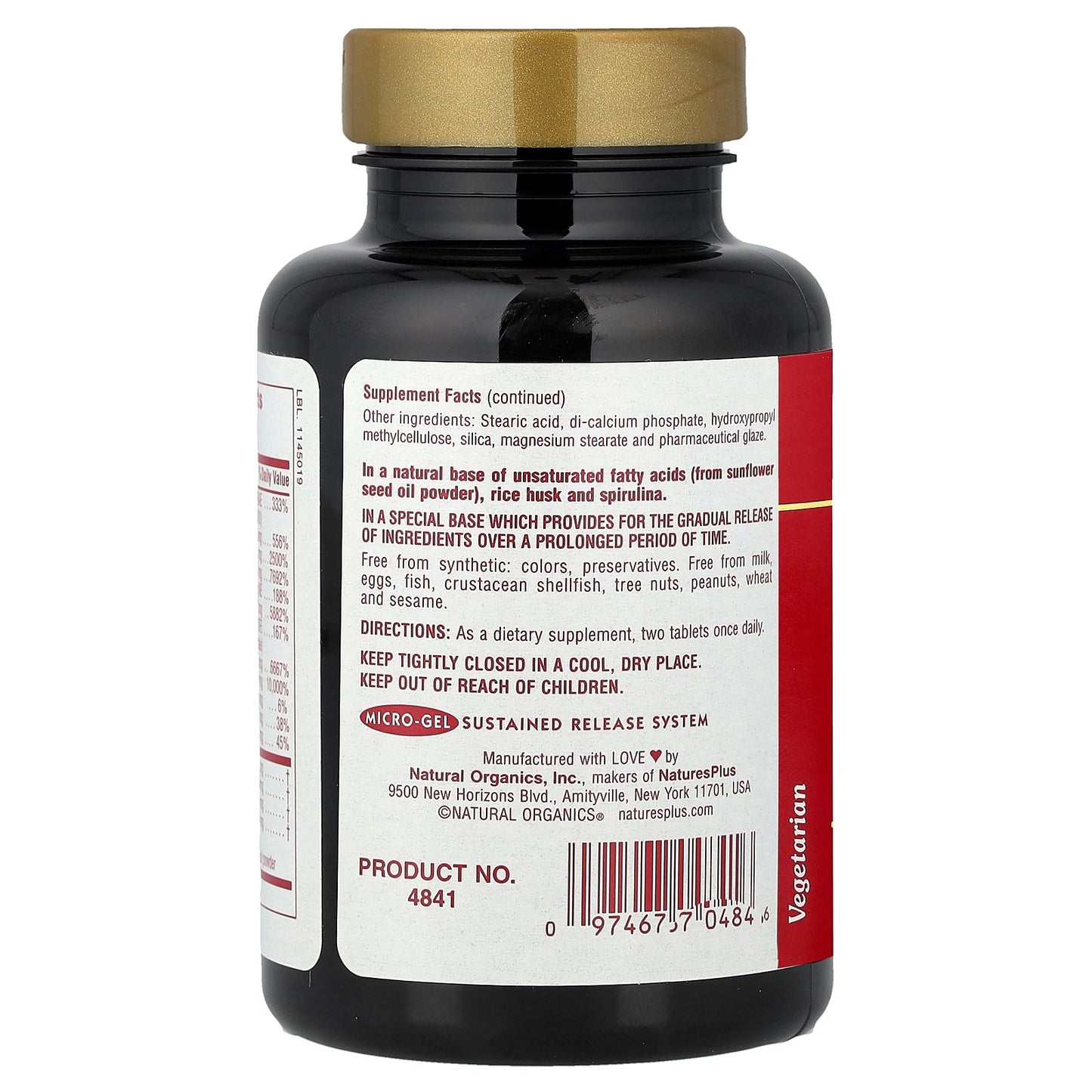 NaturesPlus, Ultra Hair®, For Men & Women, 60 Tablets