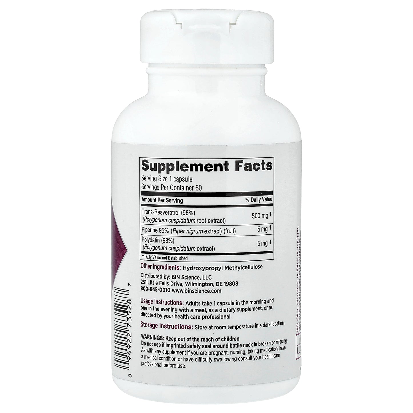 Biotivia, Transmax, 60 Capsules