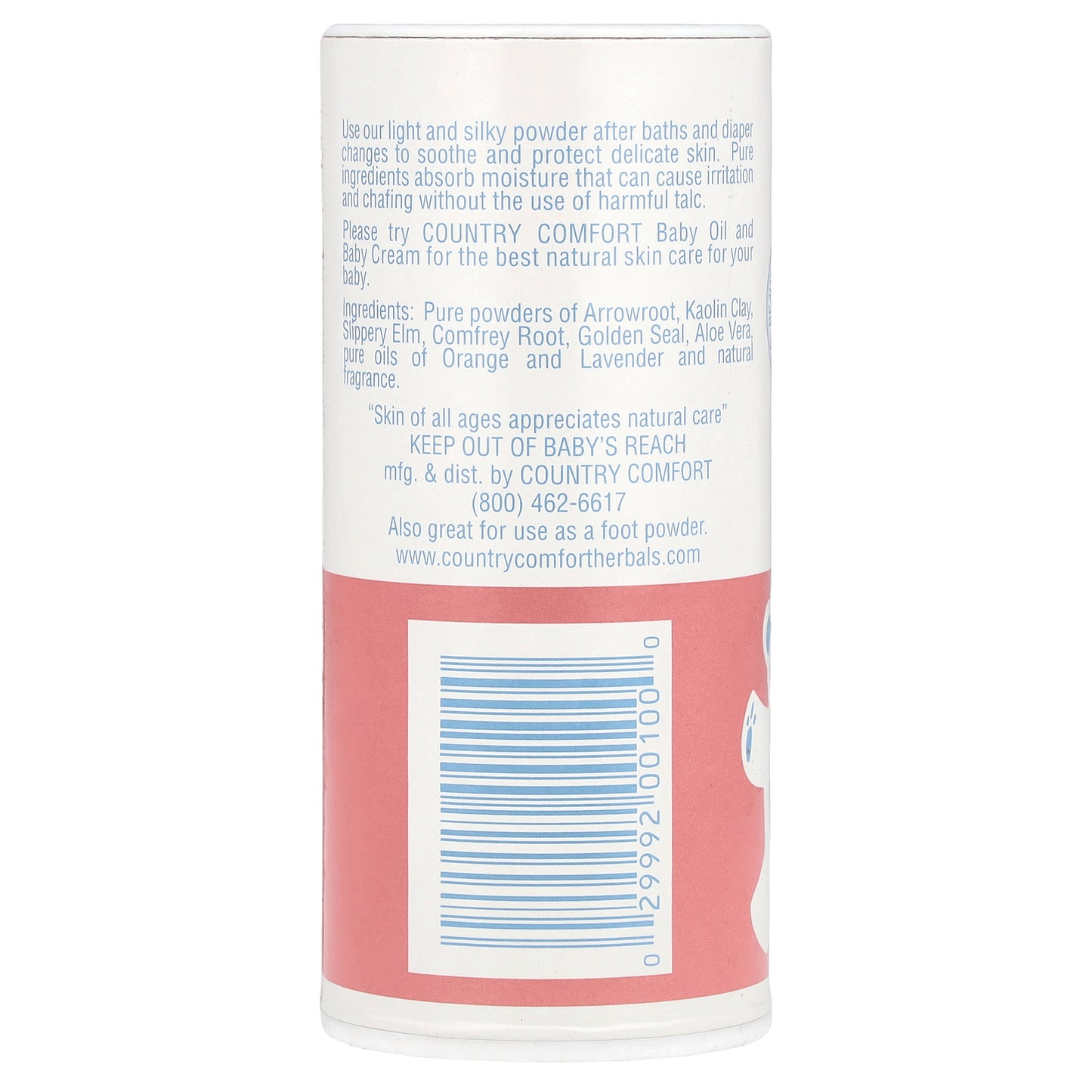 Country Comfort, Baby Powder, 3 oz (81 g)