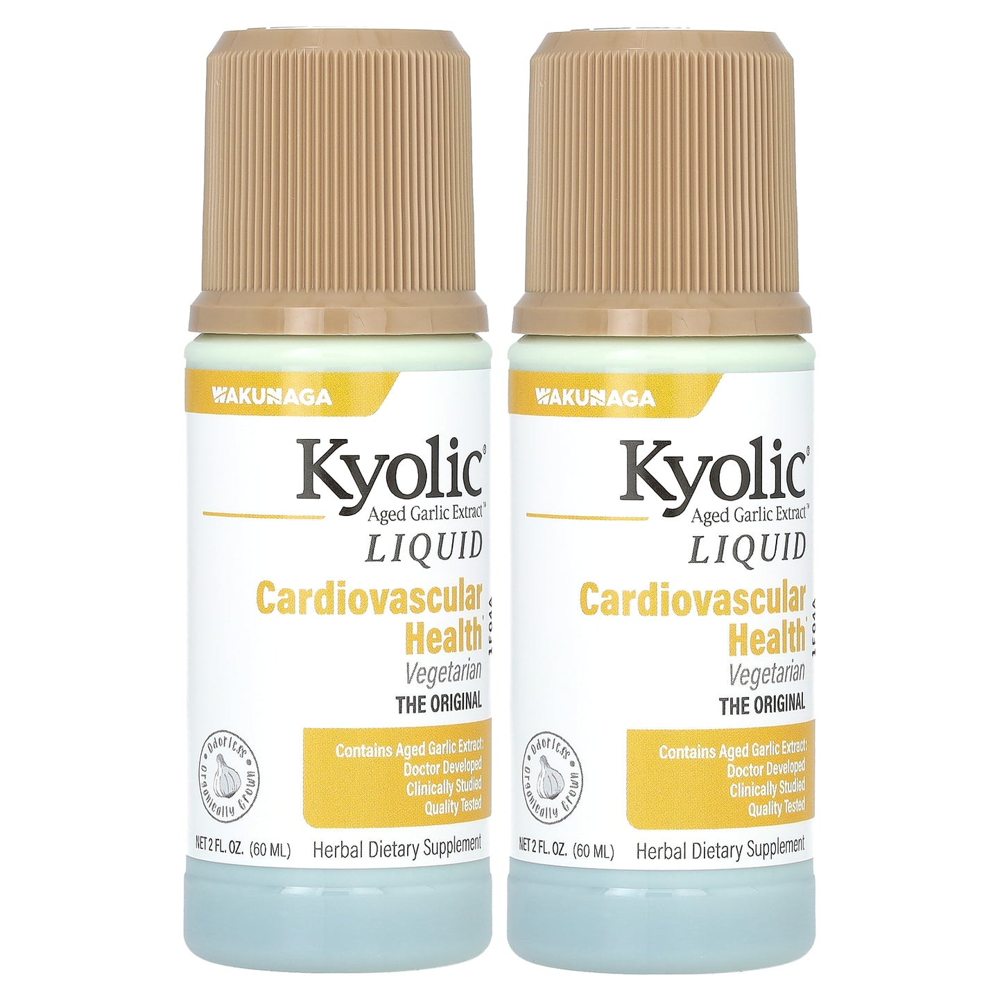 Kyolic, Aged Garlic Extract™ Liquid, 2 Bottles, 2 fl oz (60 ml) Each