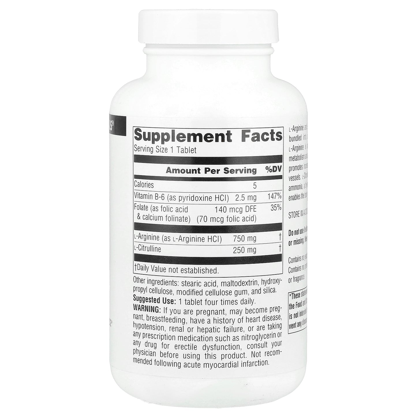 Source Naturals, L-Arginine L-Citrulline Complex, 120 Tablets