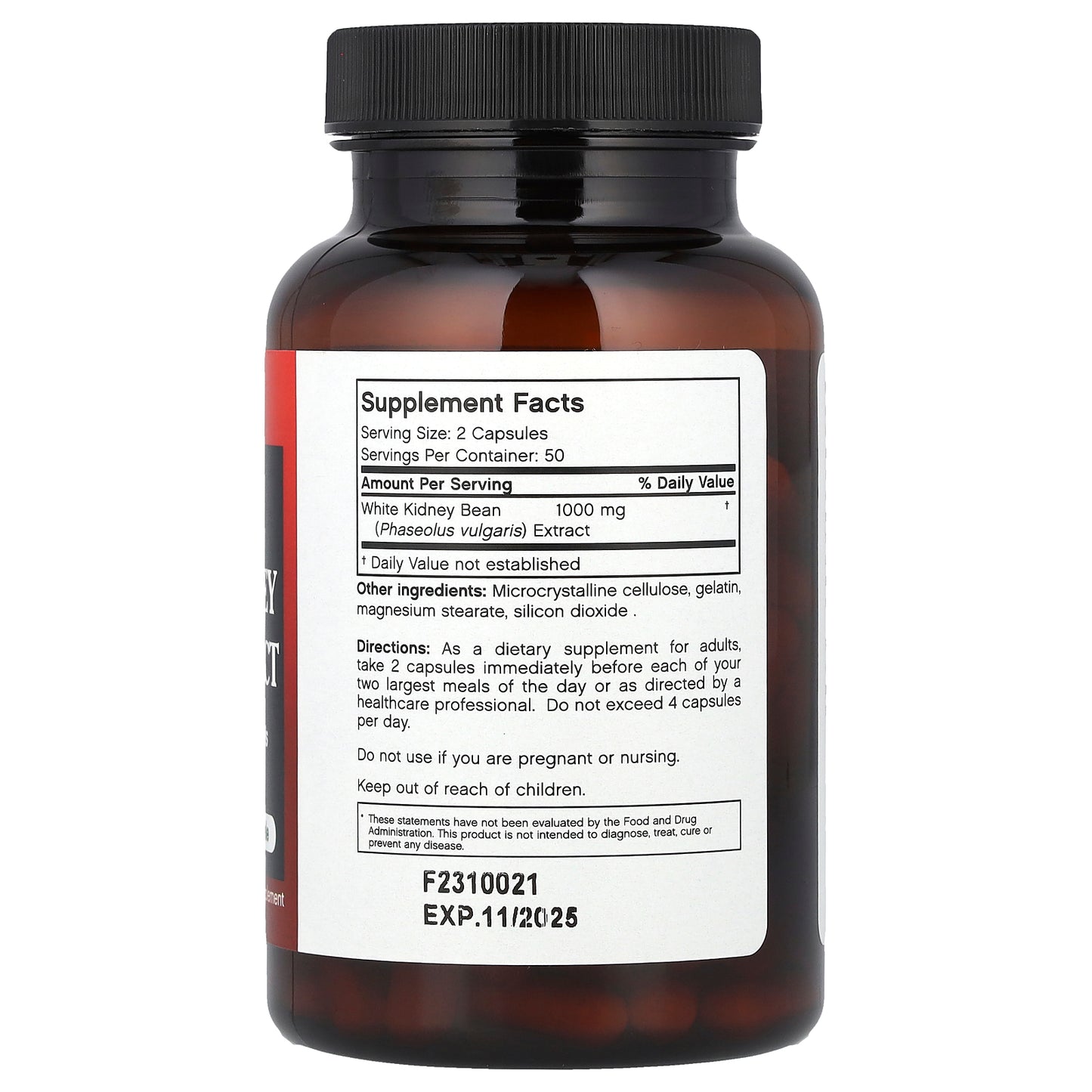 Futurebiotics, White Kidney Bean Extract, 100 Capsules (500 mg per Capsule)