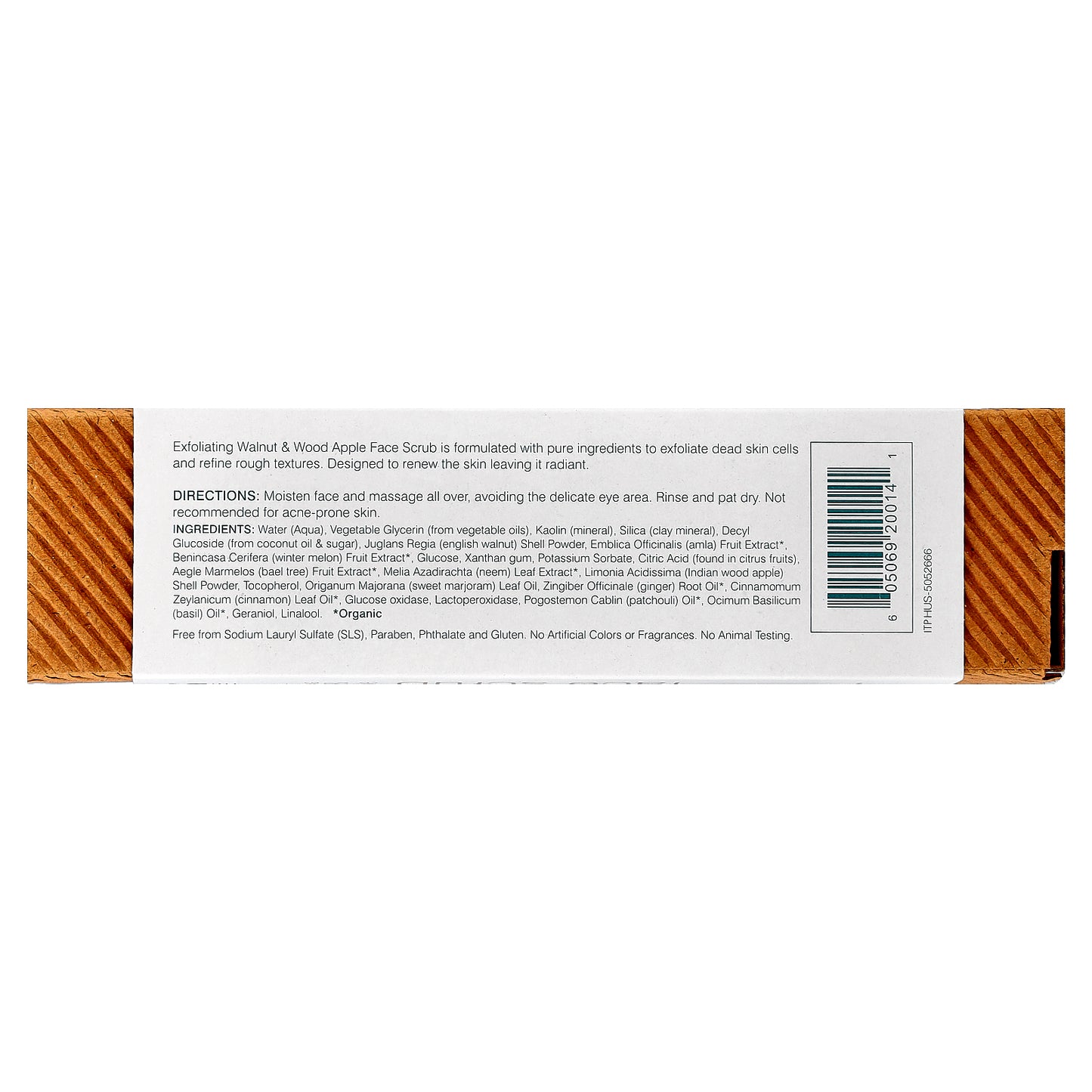 Himalaya, Botanique, Exfoliating Walnut & Wood Apple Face Scrub, For All Skin Types, 5.07 fl oz (150 ml)