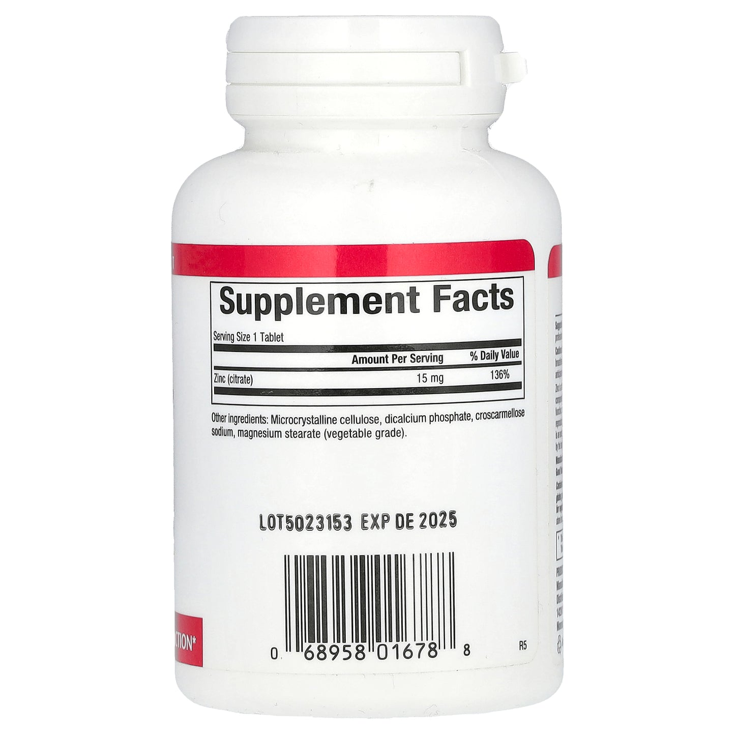 Natural Factors, Zinc Citrate, 15 mg, 90 Tablets