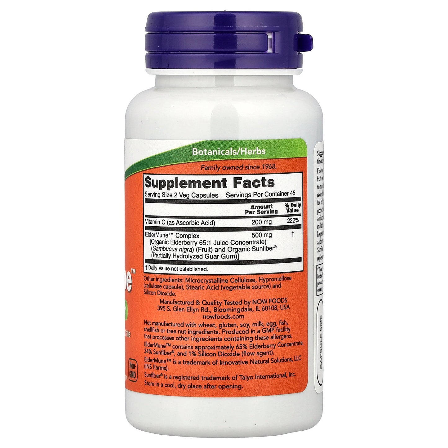 NOW Foods, ElderMune™, 90 Veg Capsules