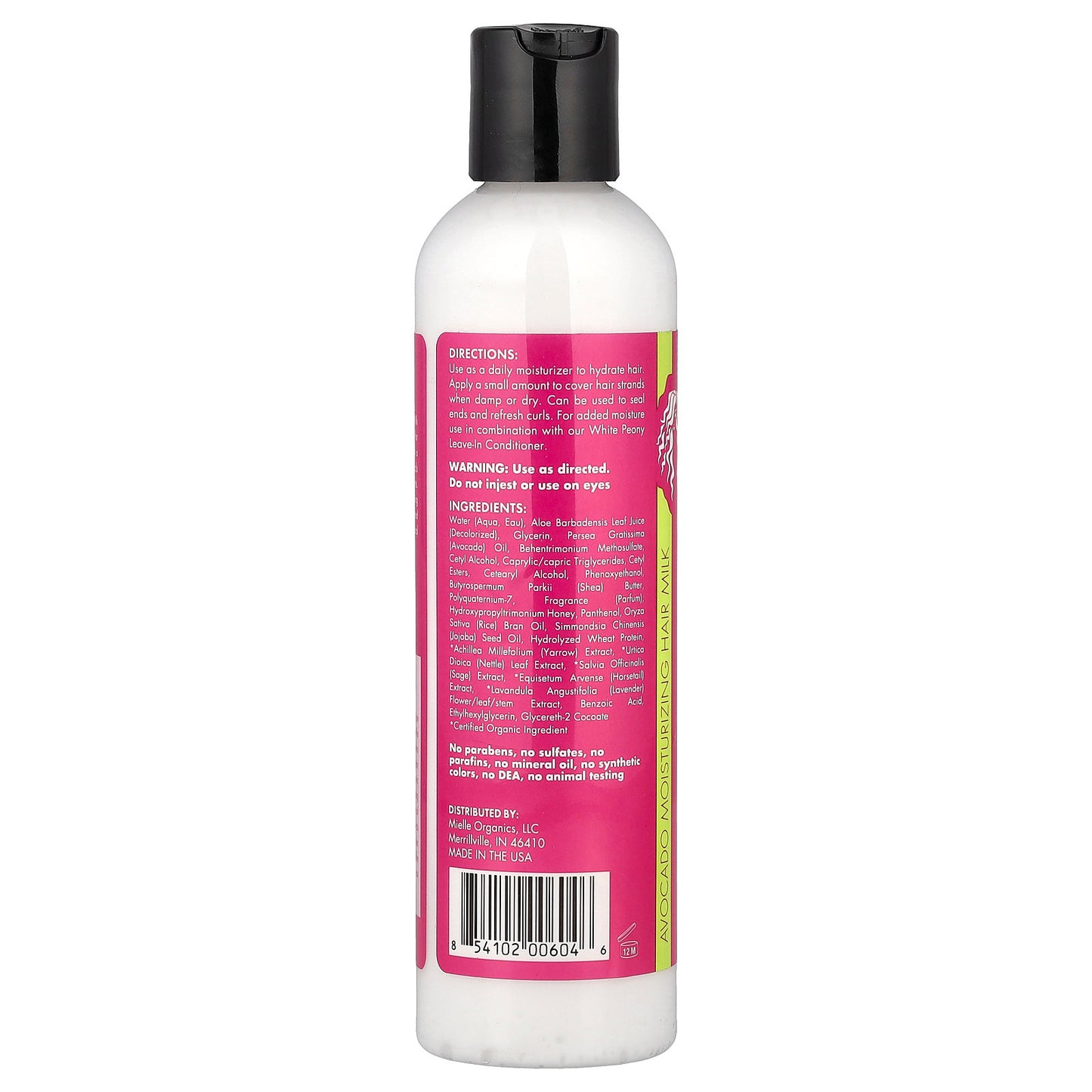 Mielle, Moisturizing Hair Milk, Avocado, 8 fl oz (240 ml)