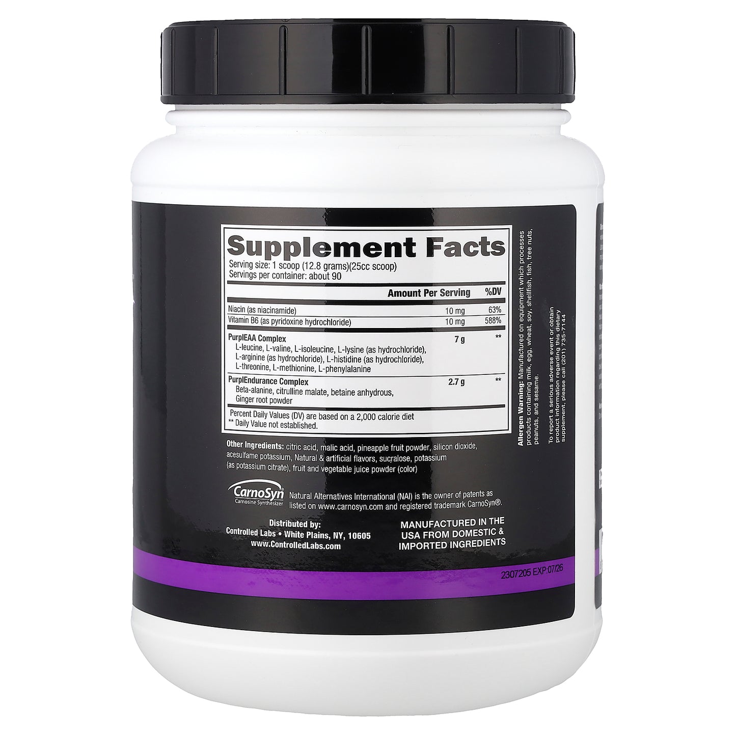 Controlled Labs, Purple Wraath™, Juicy Grape, 2.54 lbs (1,152 g)