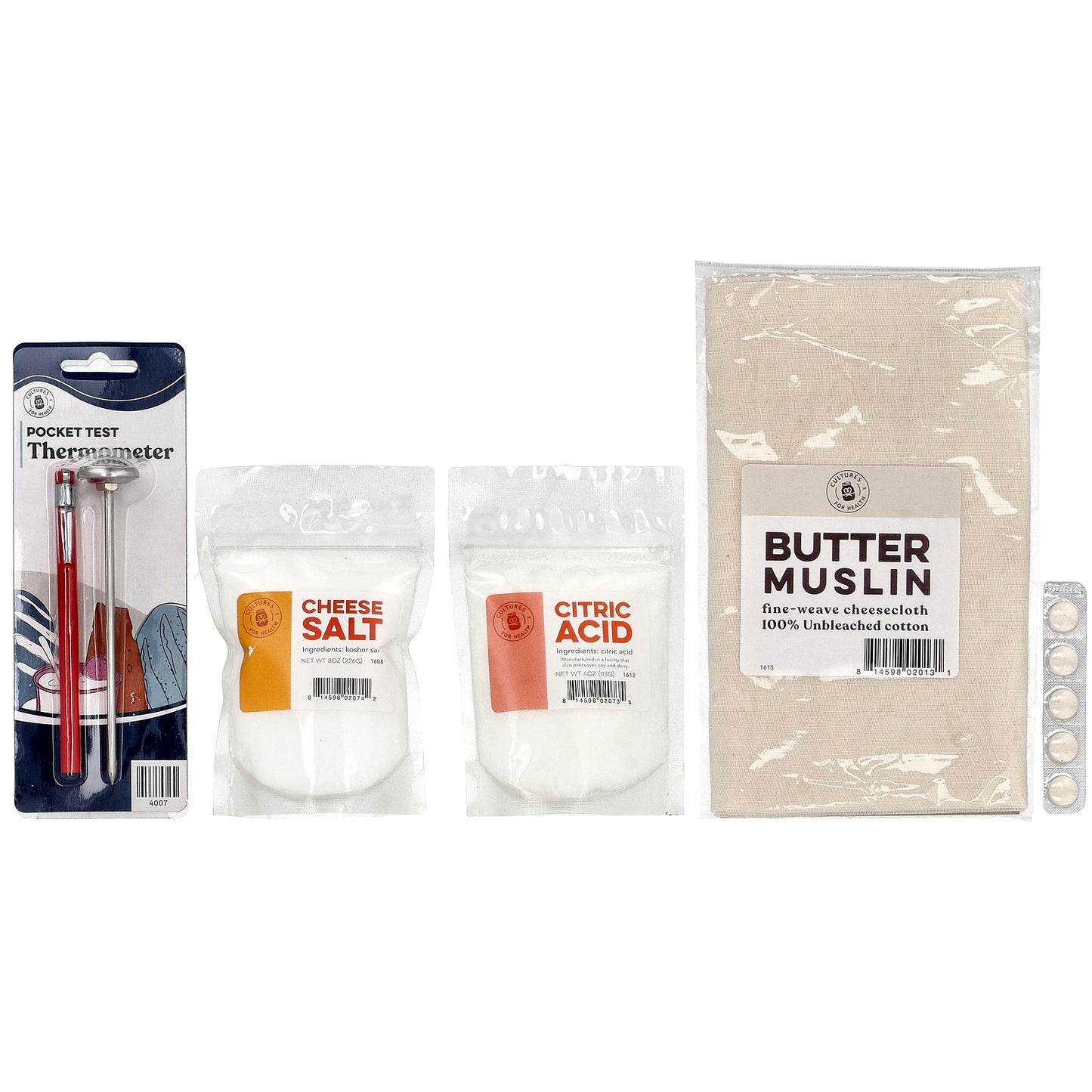 Cultures for Health, Cheese Kit, Mozzarella & Ricotta, 1 Kit