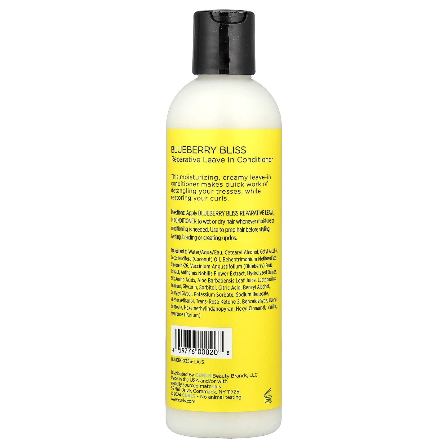 Curls, Reparative Leave In Conditioner, Blueberry Bliss, 8 fl oz (236 ml)