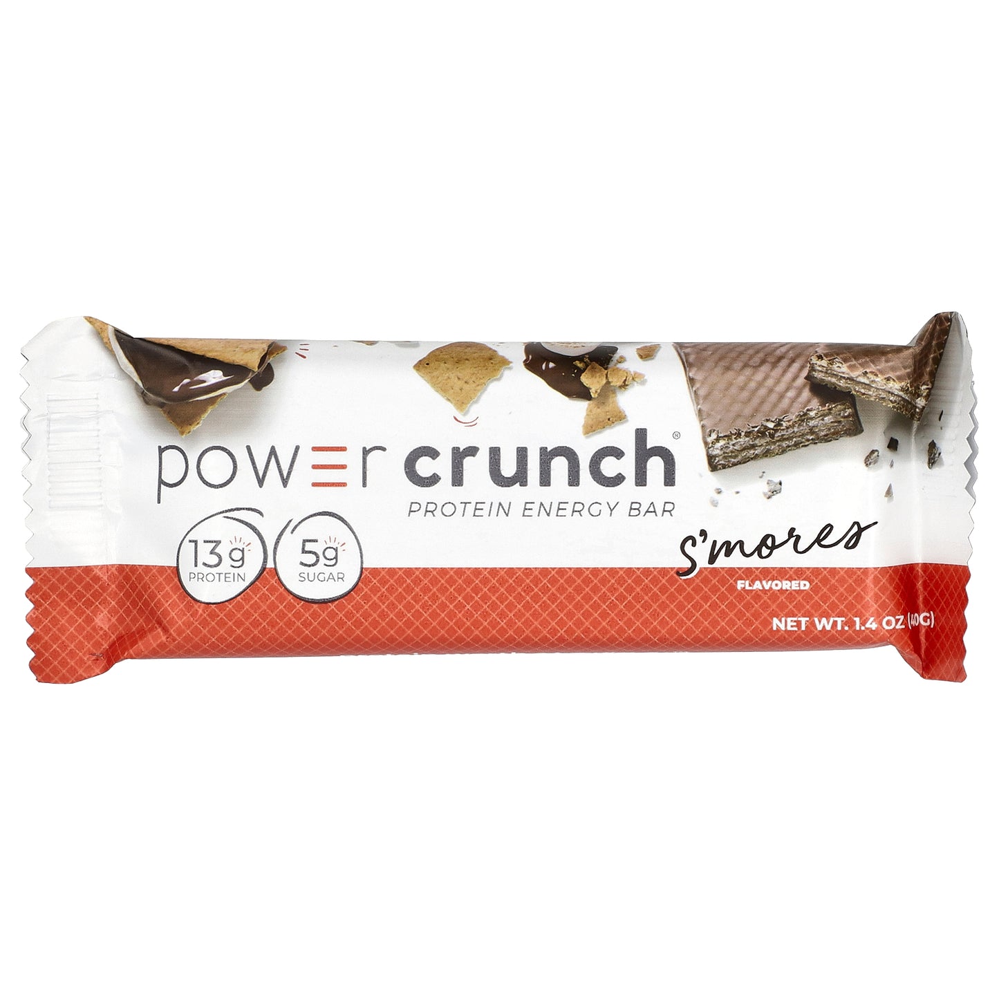 BNRG, Power Crunch®, Protein Energy Bar, S'mores, 12 Bars, 1.4 oz (40 g) Each