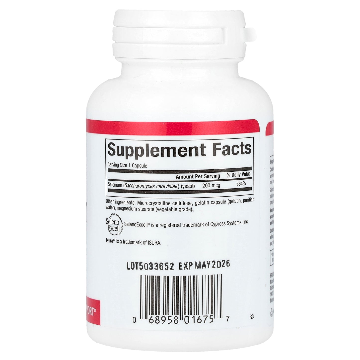 Natural Factors, SelenoExcell, Selenium, 200 mcg, 90 Capsules