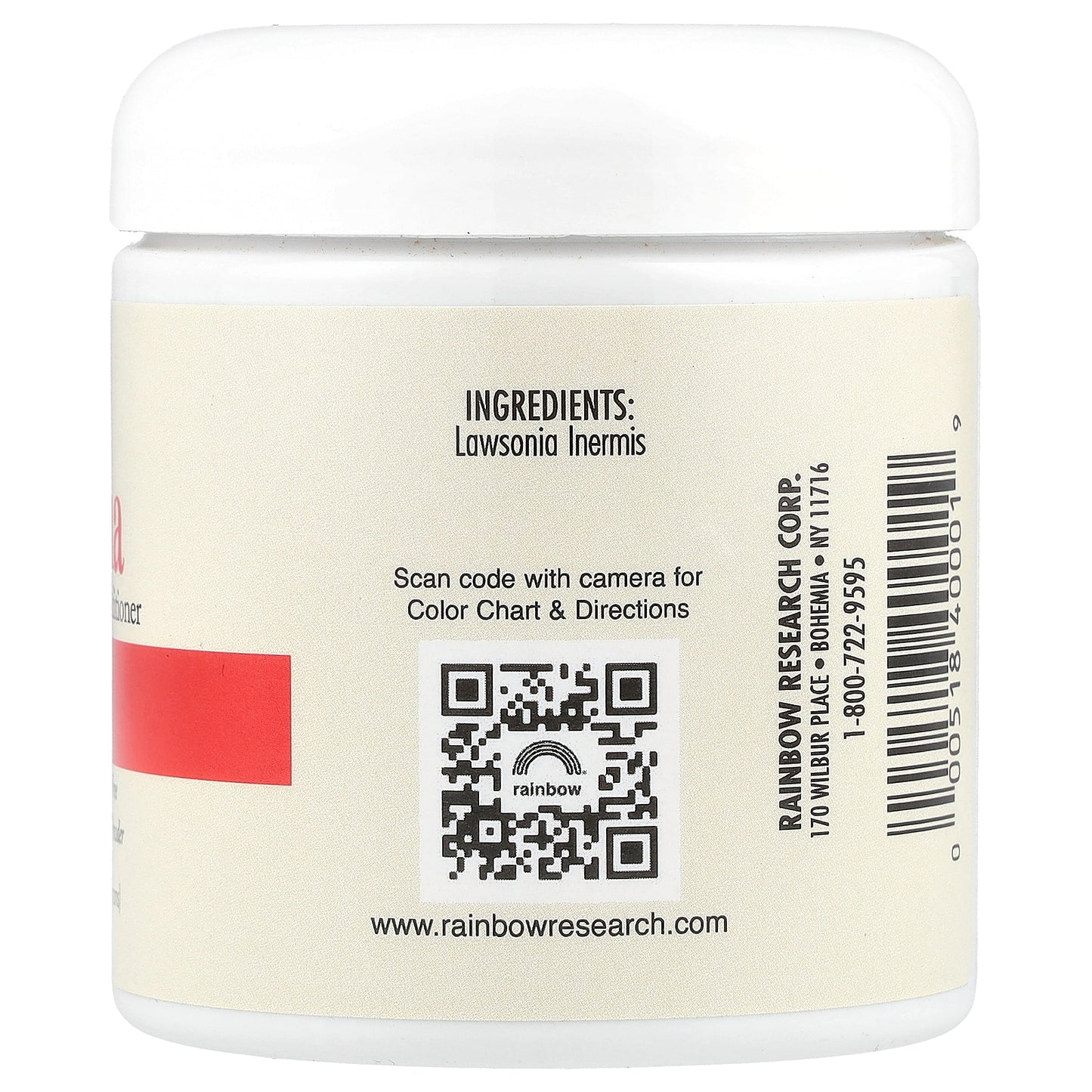 Rainbow Research, Henna, Hair Color and Conditioner, Red, 4 oz (113 g)