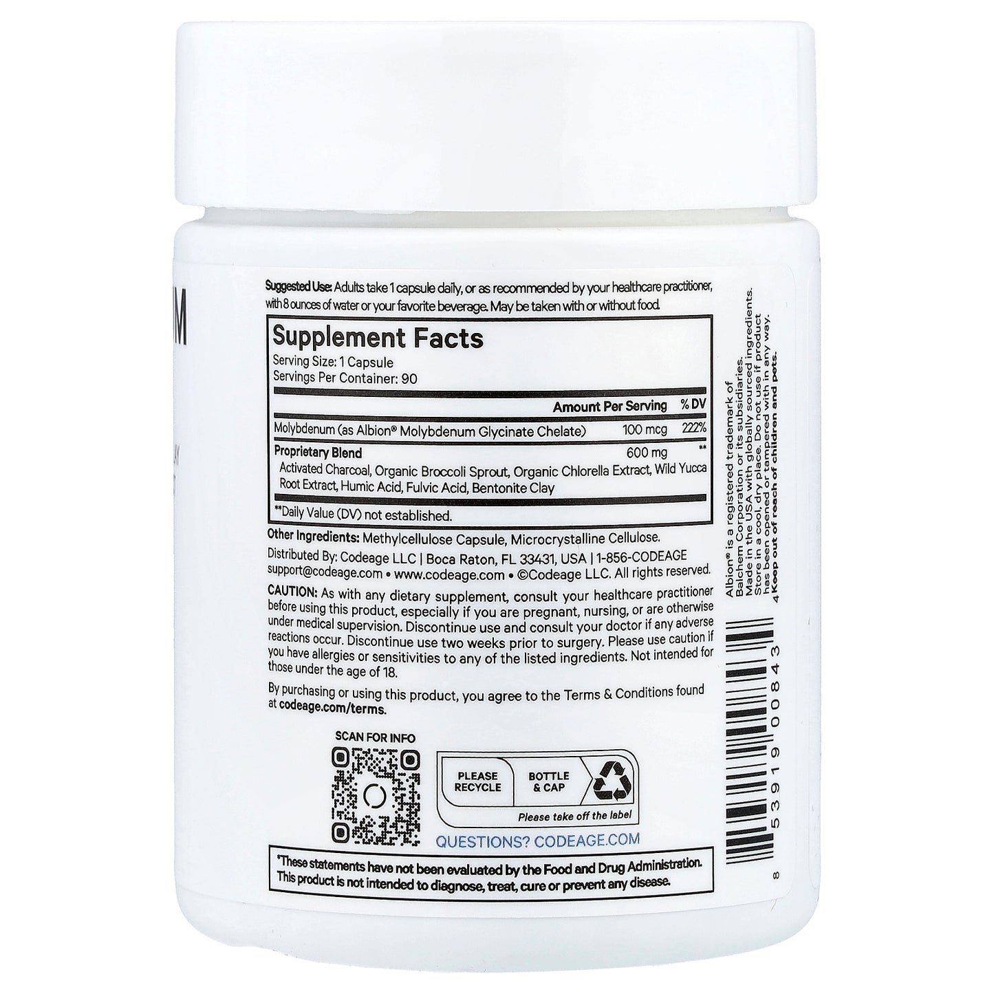 Codeage, Full Spectrum Binder+, 90 Vegetable Capsules