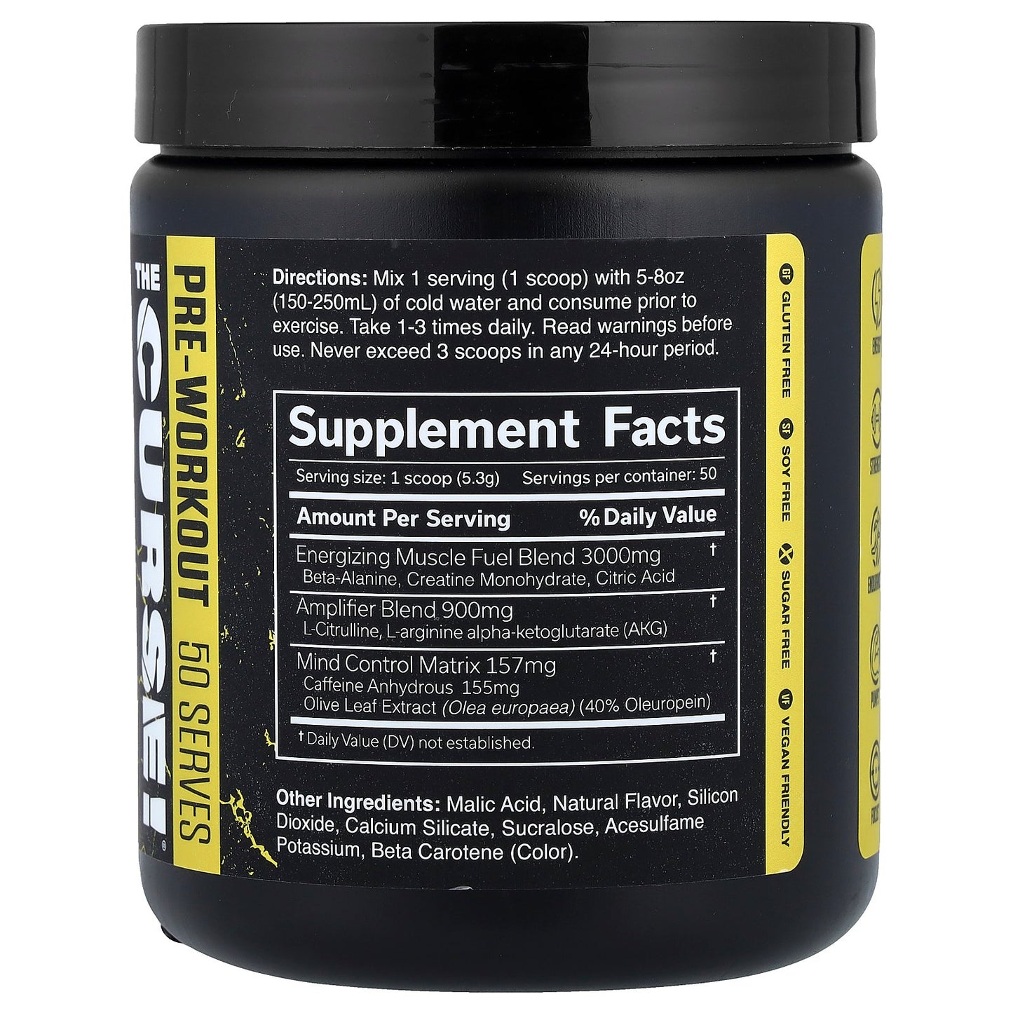 JNX Sports, The Curse!®, Pre-Workout, Pineapple, 9.3 oz (265 g)