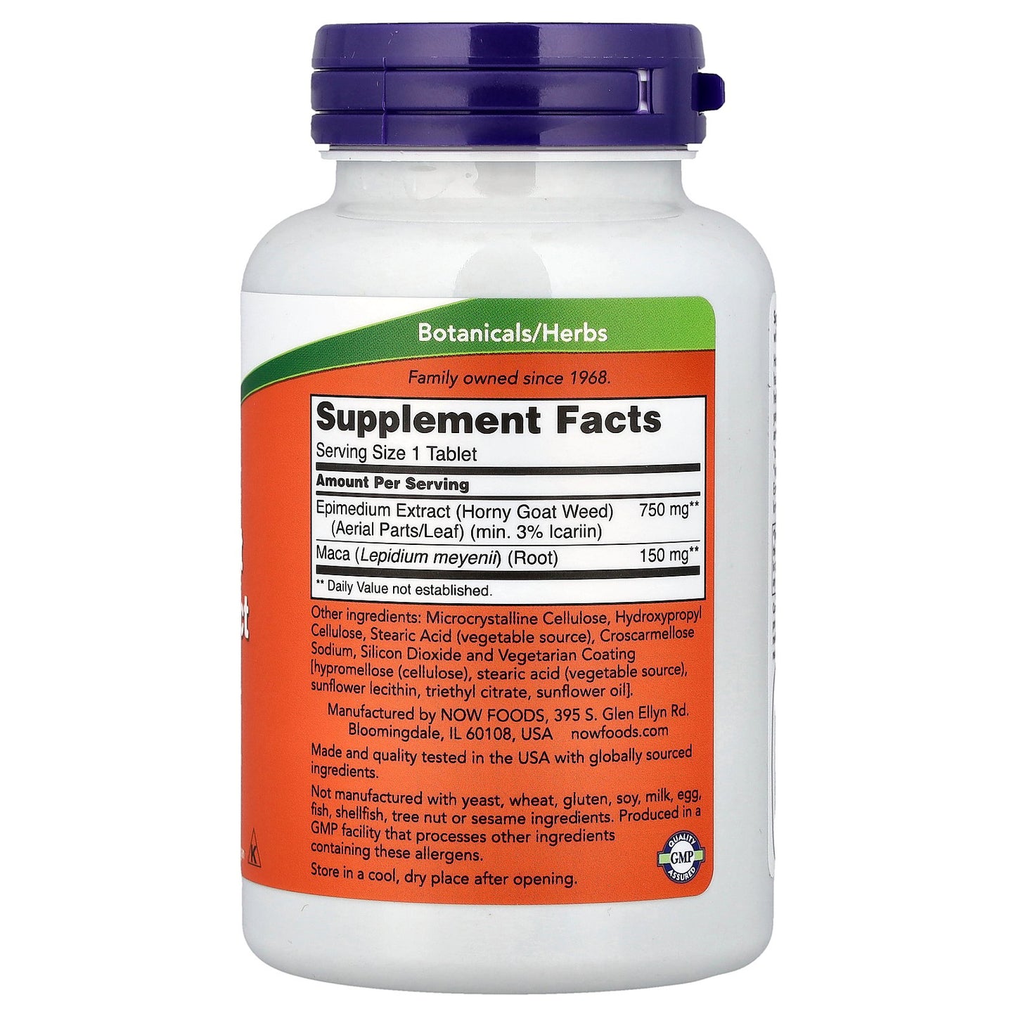 NOW Foods, Horny Goat Weed Extract, 90 Tablets