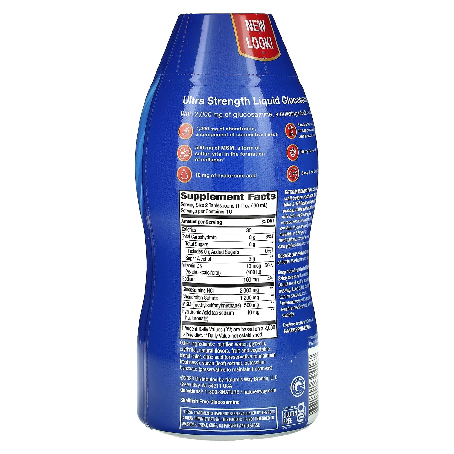 Nature's Way, Joint Movement Glucosamine, Ultra Strength, Berry , 16 fl oz (480 ml)