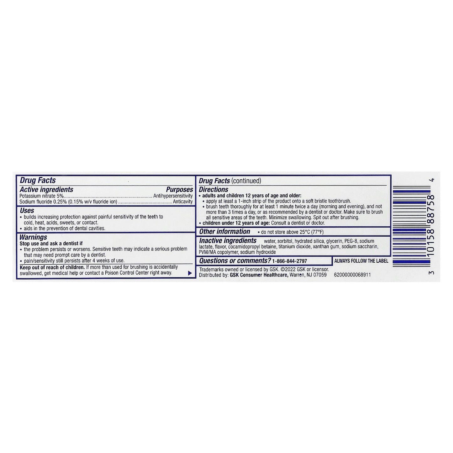 Sensodyne, ProNamel, Intensive Enamel Repair Toothpaste, Extra Fresh, 3.4 oz (96.4 g)
