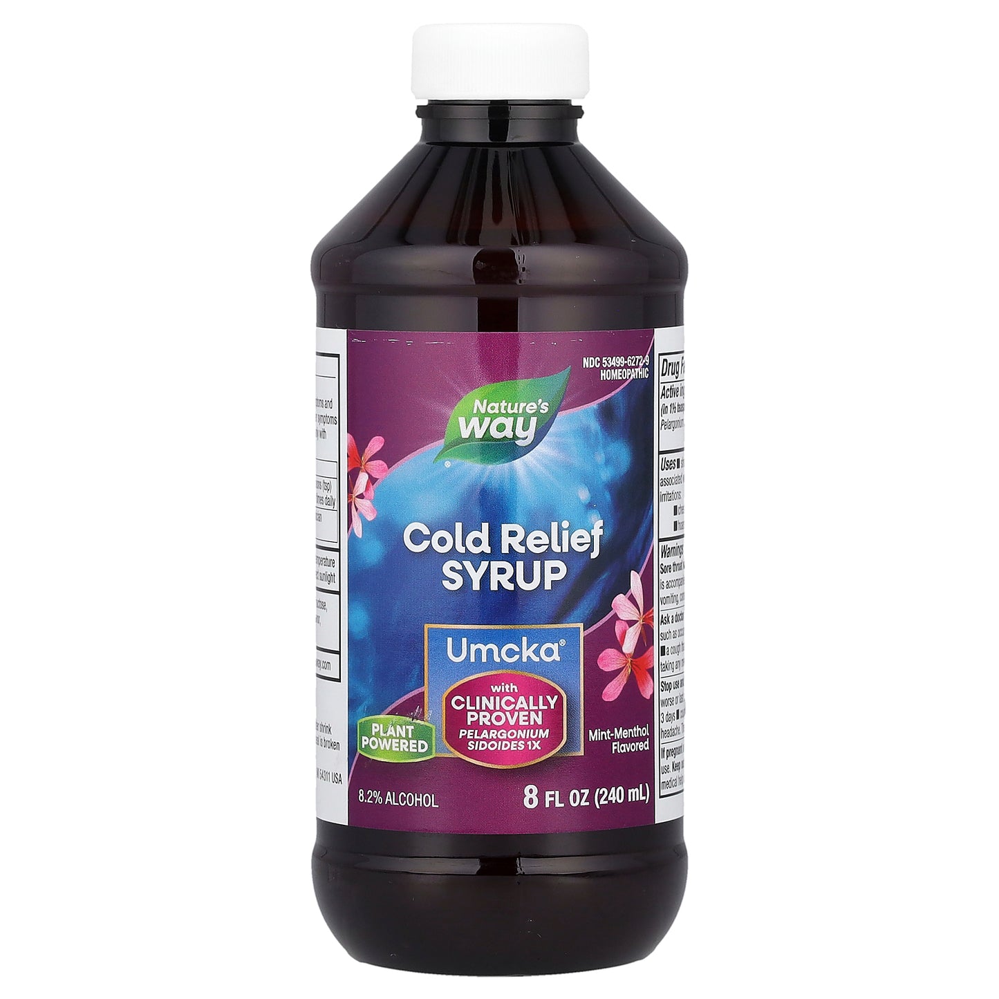 Nature's Way, Umcka®, Cold Relief Syrup, Mint-Menthol , 8 fl oz (240 ml)
