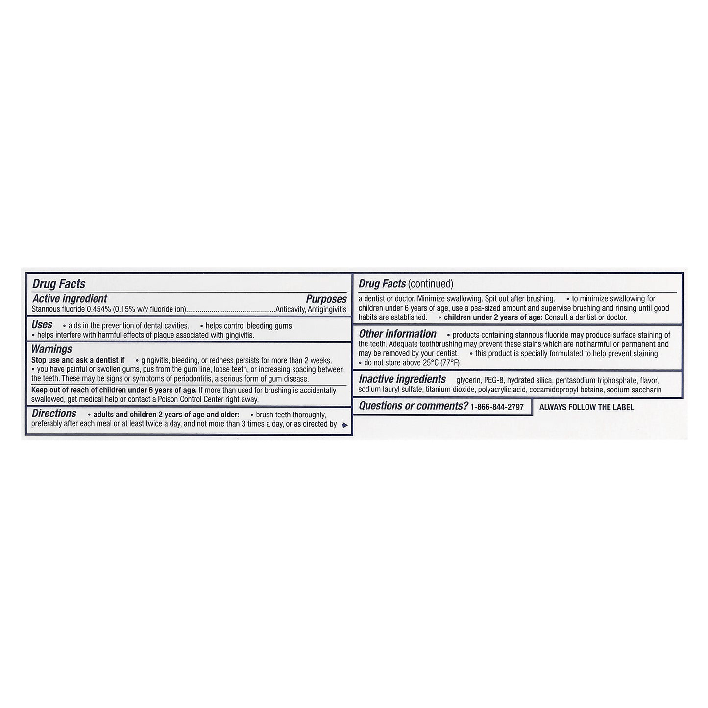 Parodontax, Daily Fluoride Anticavity And Antigingivitis Toothpaste, Clean Mint, 3.4 oz (96.4 g)