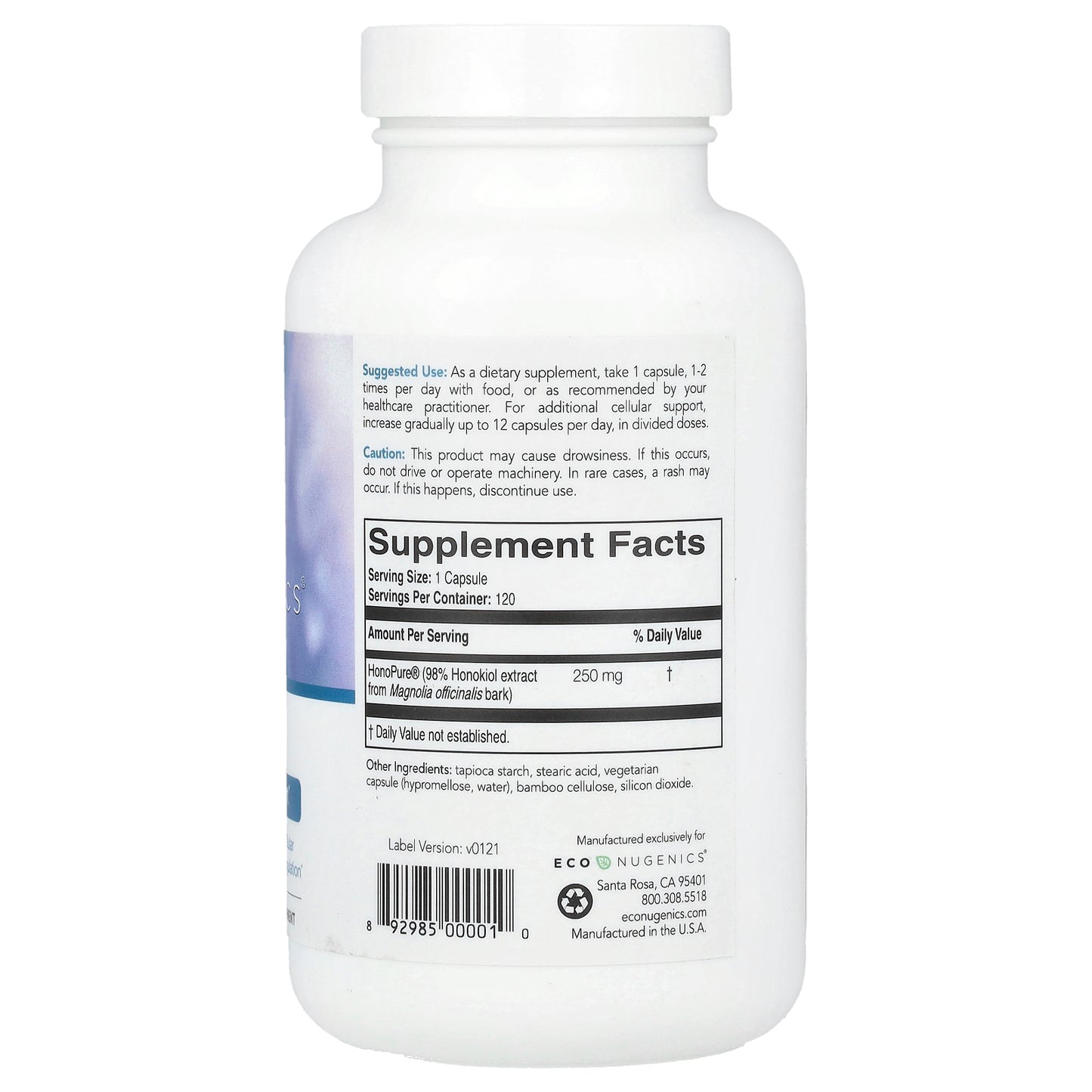 Econugenics, HonoPure®, 120 Vegetarian Capsules (250 mg per Capsule)