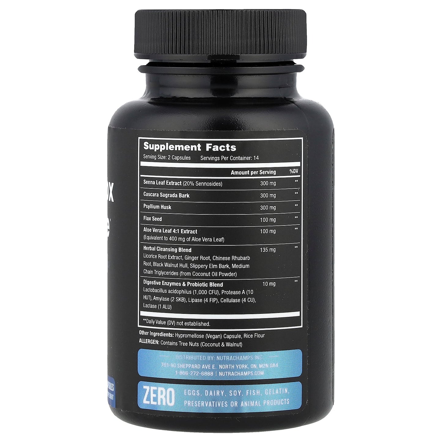 NutraChamps, Colon Detox & Cleanse, 28 Vegan Capsules