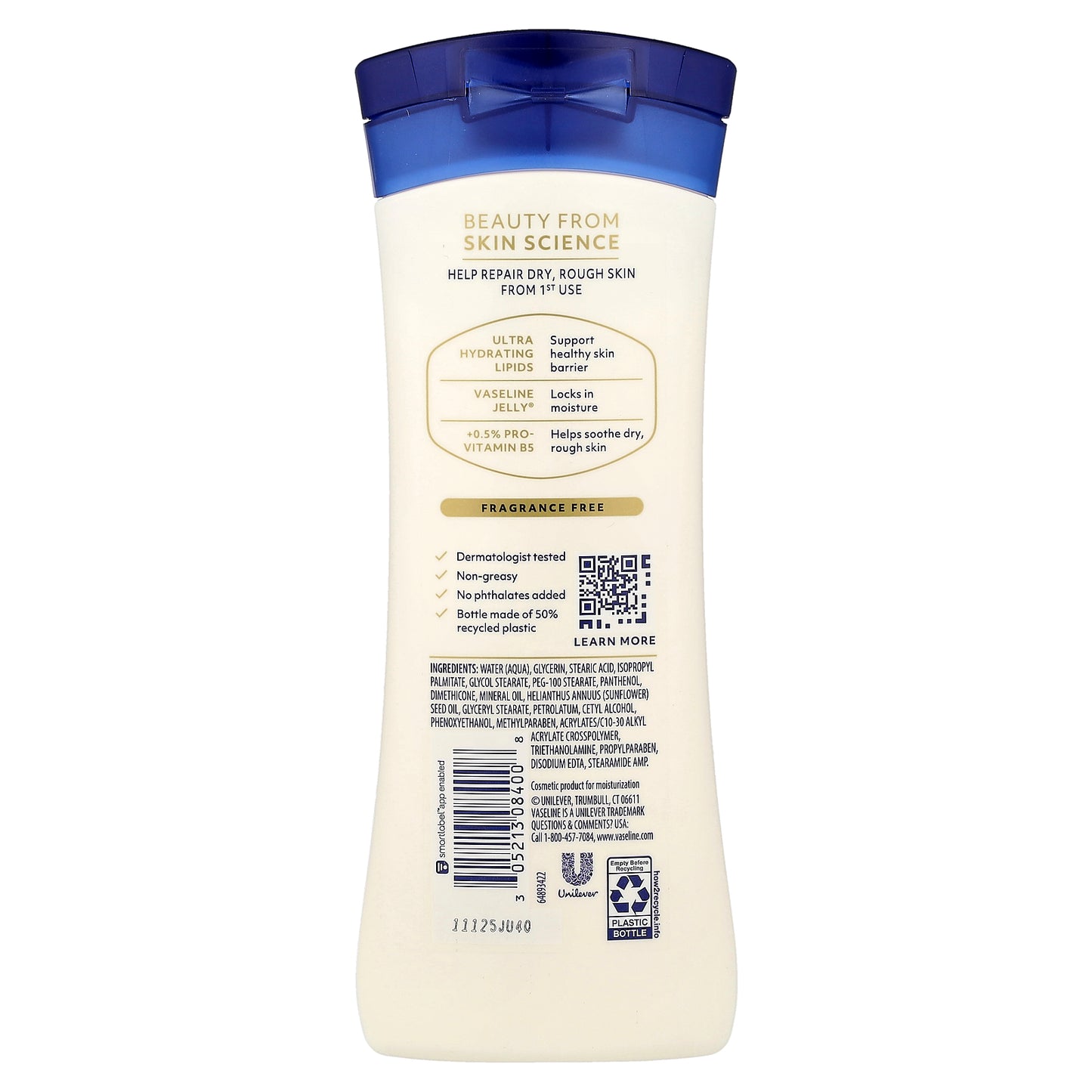 Vaseline, Advanced Repair, Body Lotion, Fragrance Free, 10 fl oz (295 ml)