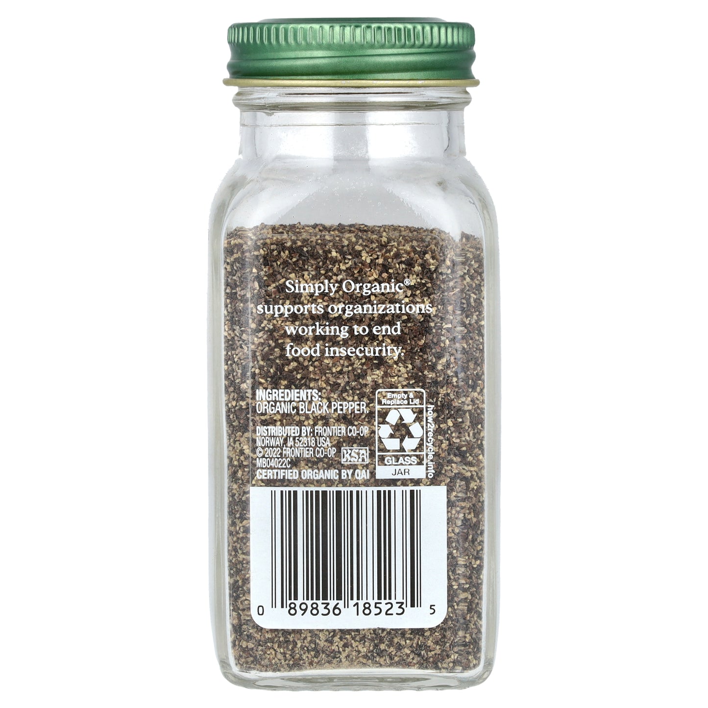 Simply Organic, Black Pepper, 2.31 oz (65 g)
