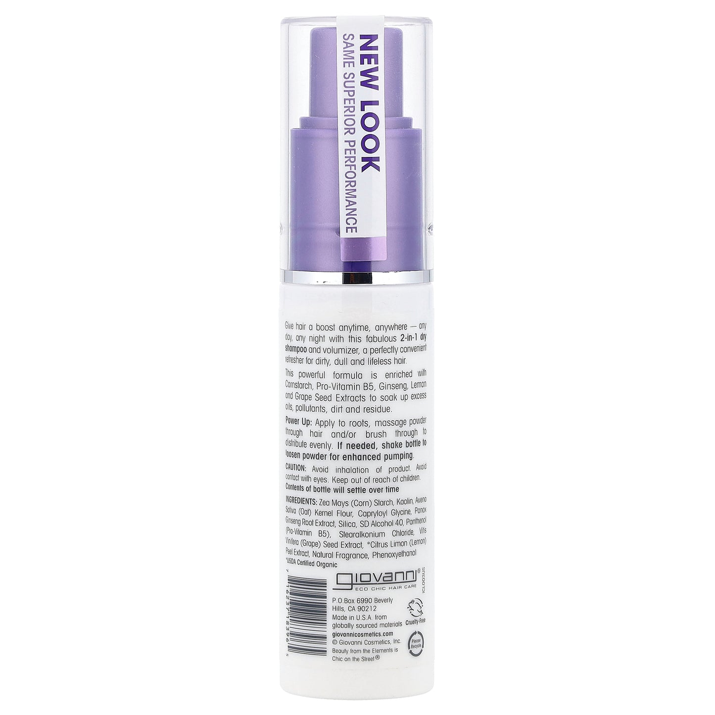 Giovanni, Powder Power™ Dry Shampoo, 2-in-1 Power Shampoo & Instant Volumizer, For All Hair Types, 1.35 oz (38 g)