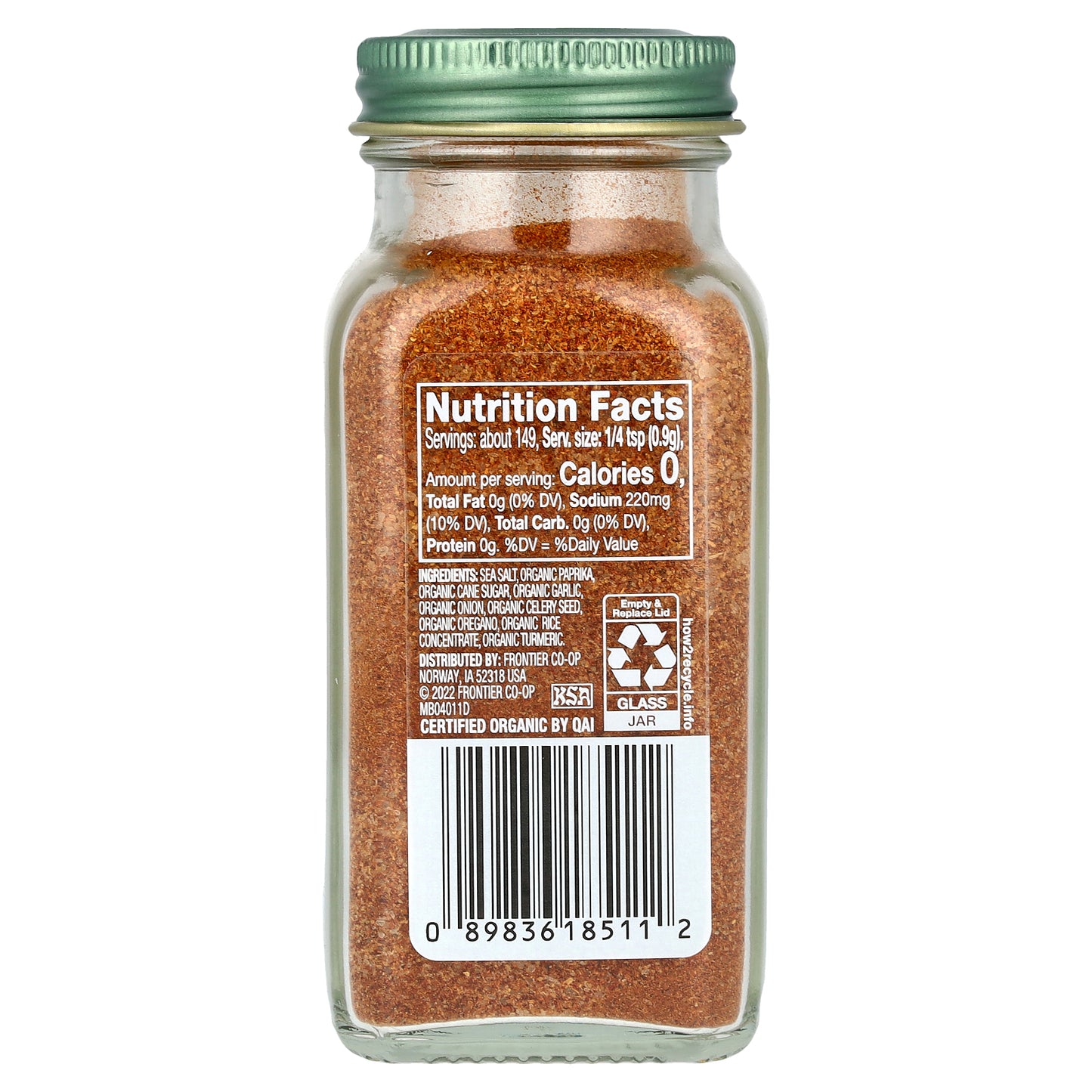 Simply Organic, All-Seasons Salt, 4.73 oz (134 g)