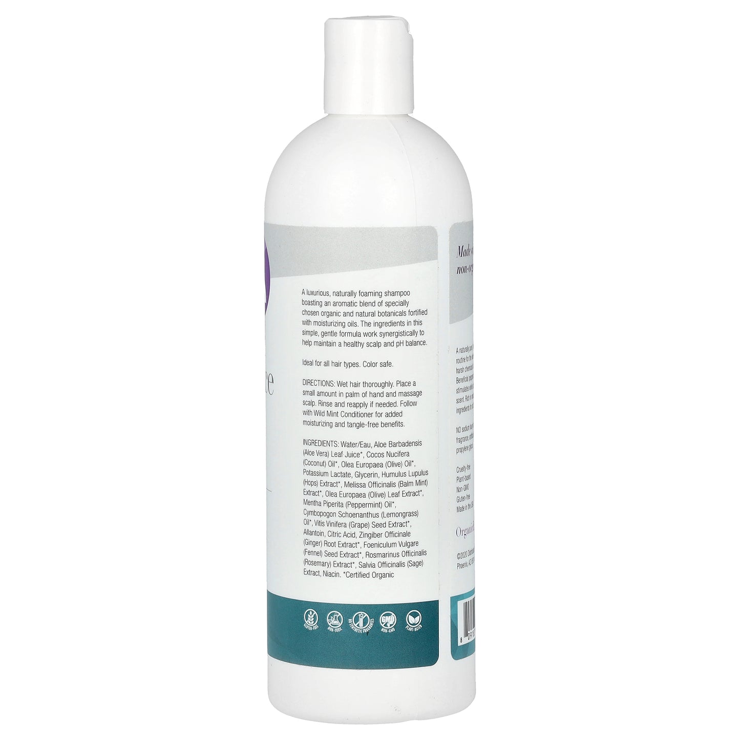 Organic Excellence, Revitalizing Hair Therapy Shampoo, Wild Mint, 16 fl oz (473 ml)