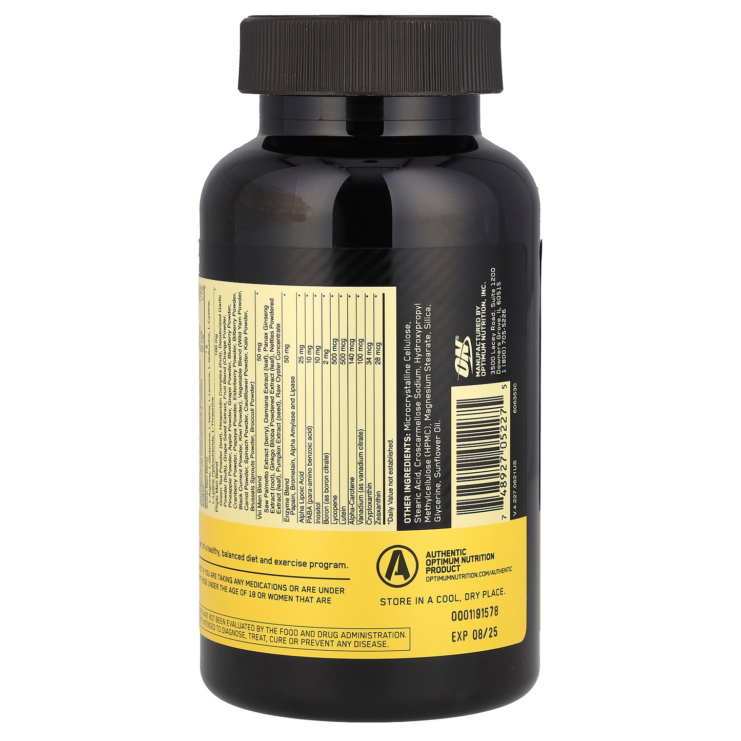 Optimum Nutrition, Opti-Men®, 150 Tablets