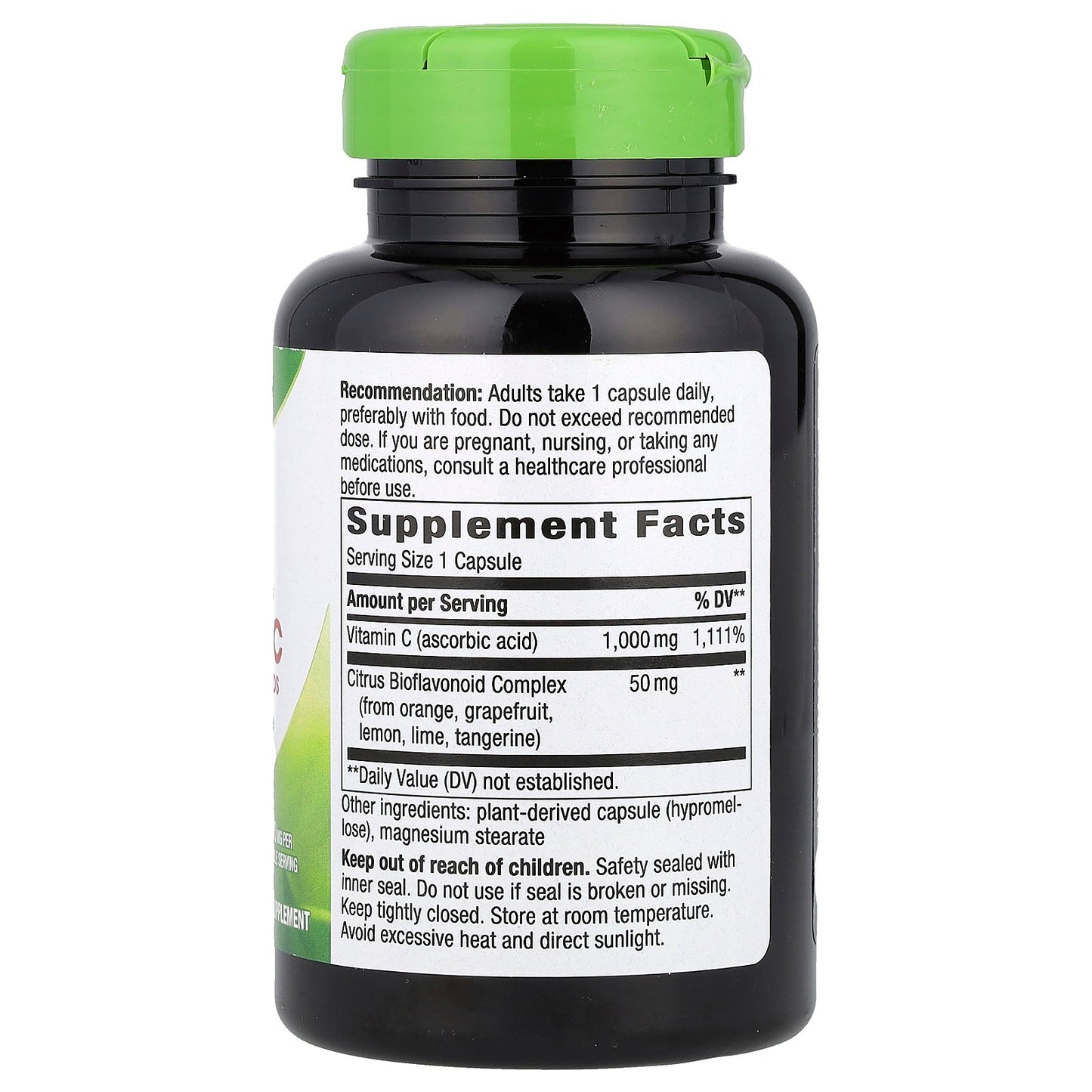 Nature's Way, Vitamin C With Bioflavonoids, 1,000 mg, 100 Vegan Capsules