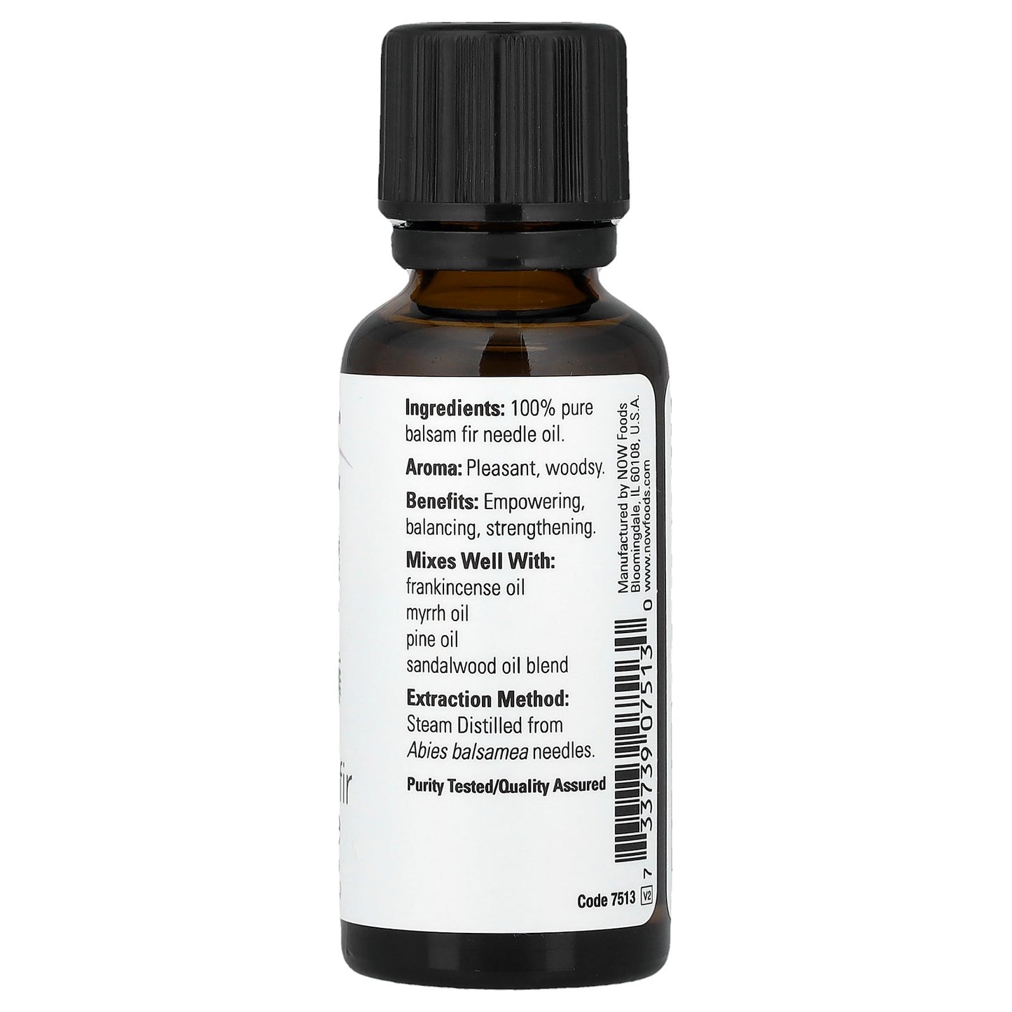 NOW Foods, Essentials Oils, Balsam Fir Needle, 1 fl oz (30 ml)