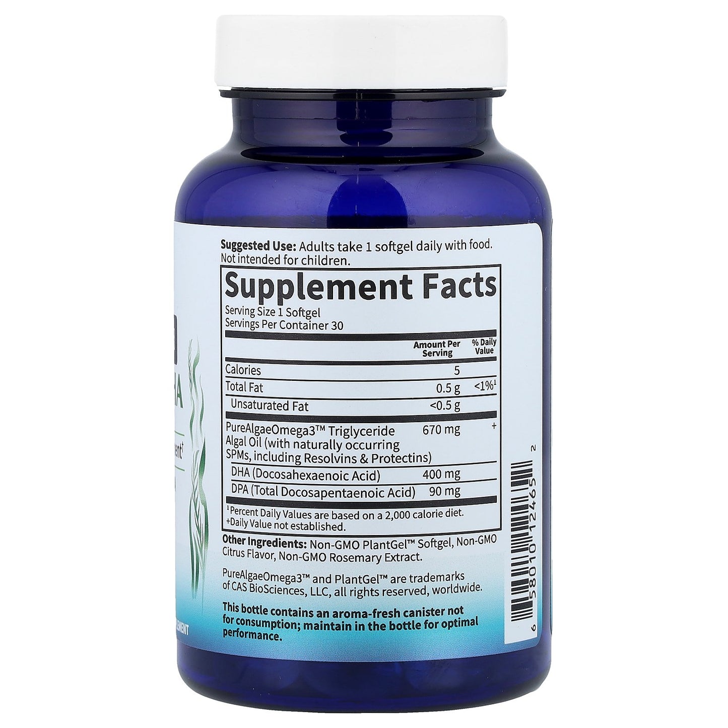 Garden of Life, Dr. Formulated, Vegan Prenatal DHA, 400 mg, 30 Softgels