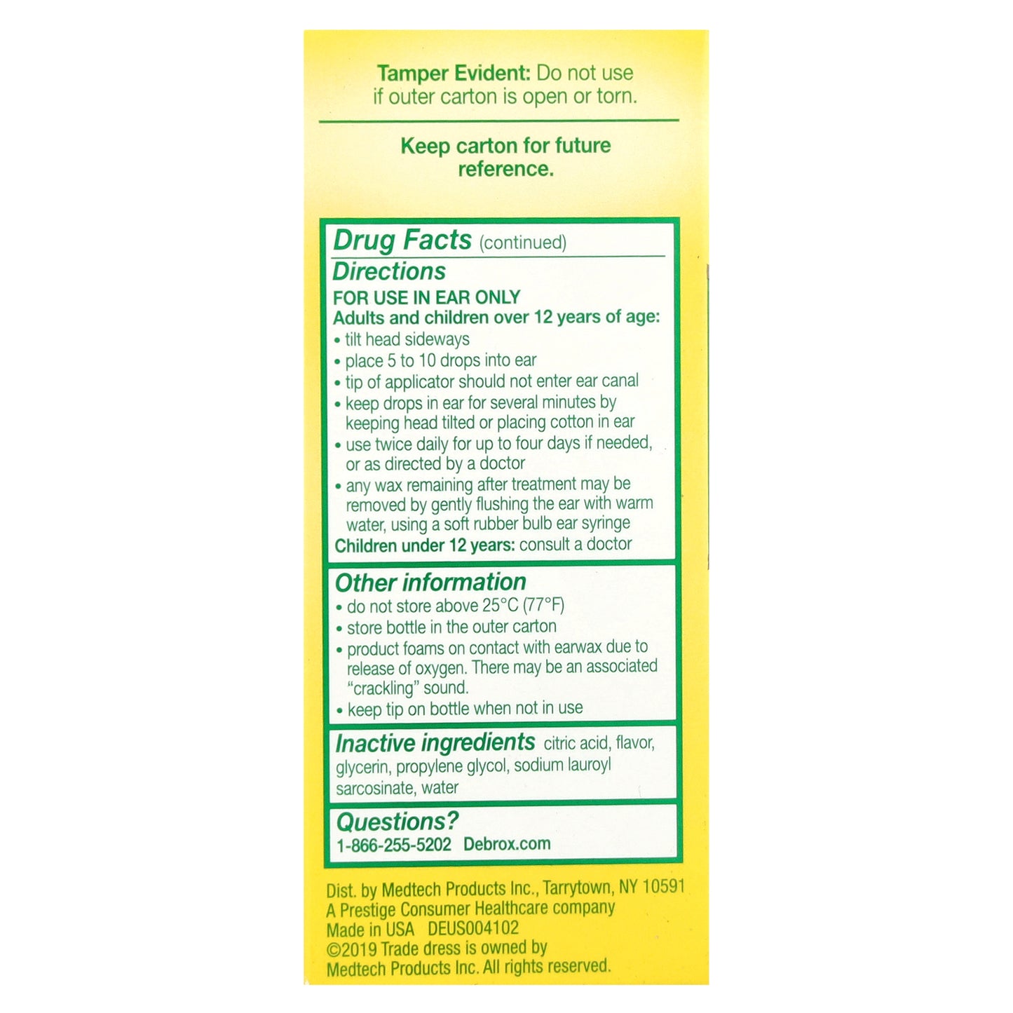 Debrox, Earwax Removal Kit, 0.5 fl oz (15 ml)