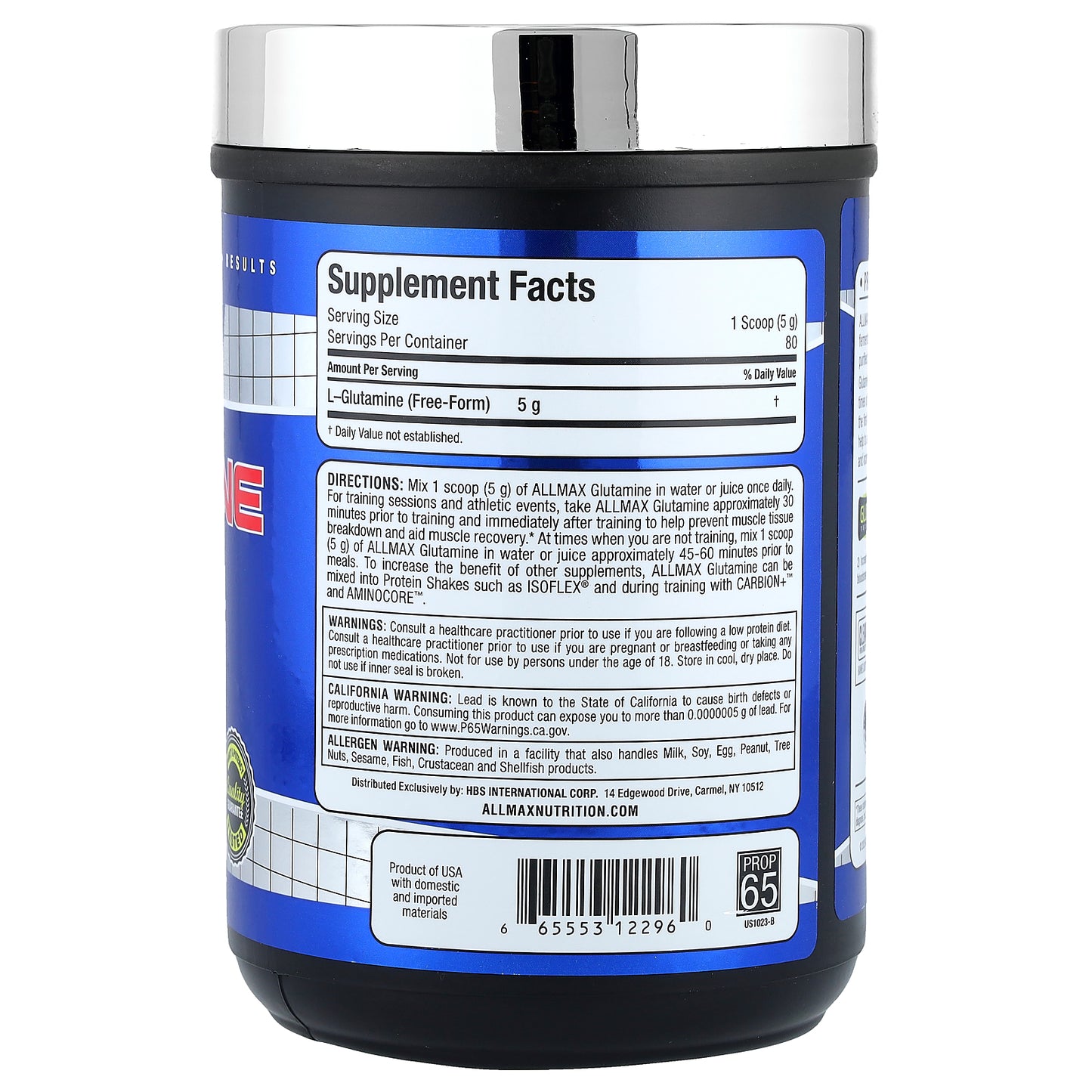 ALLMAX, Essentials, Glutamine, 14.11 oz (400 g)