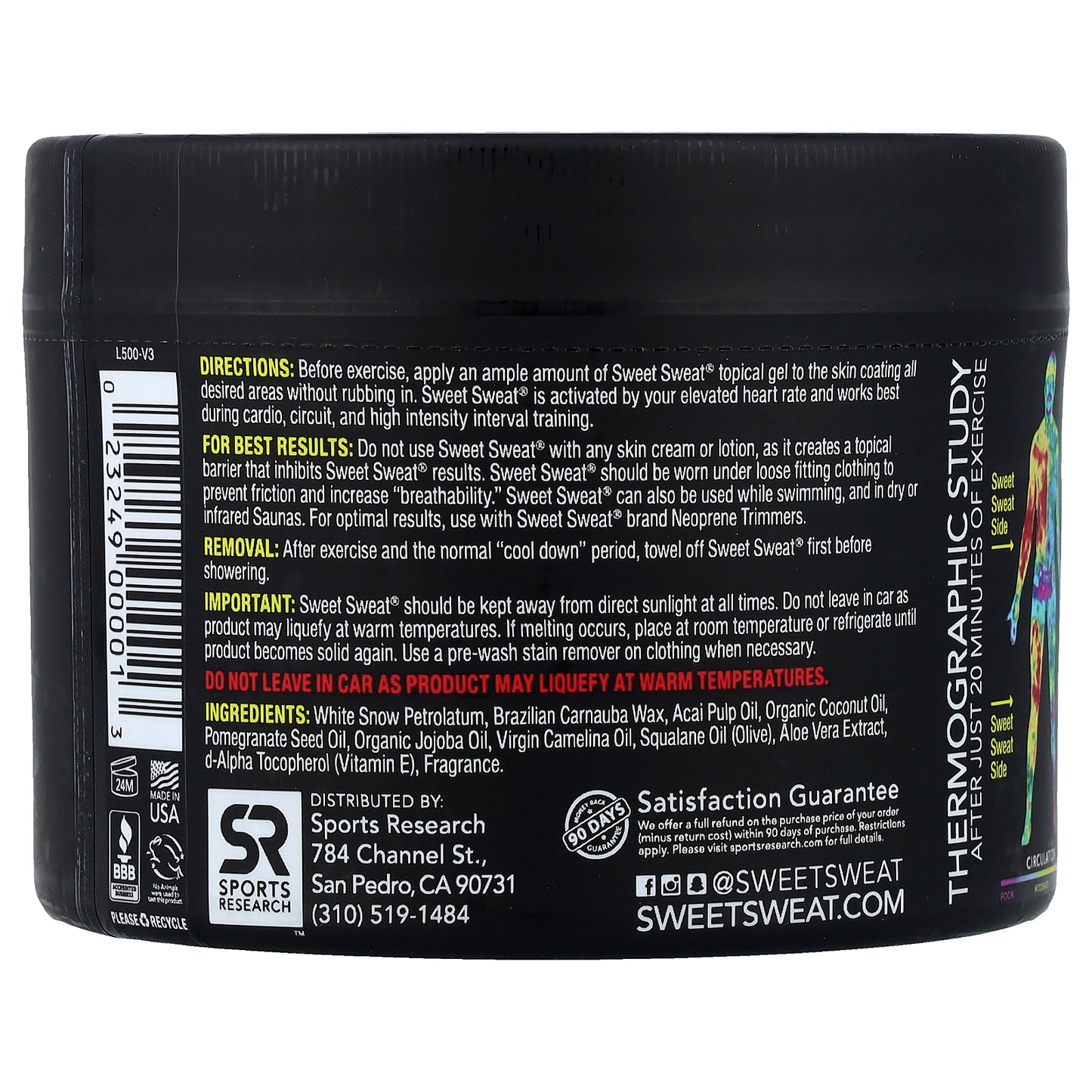 Sports Research, Sweet Sweat®, Workout Enhancer, 6.5 oz (184 g)