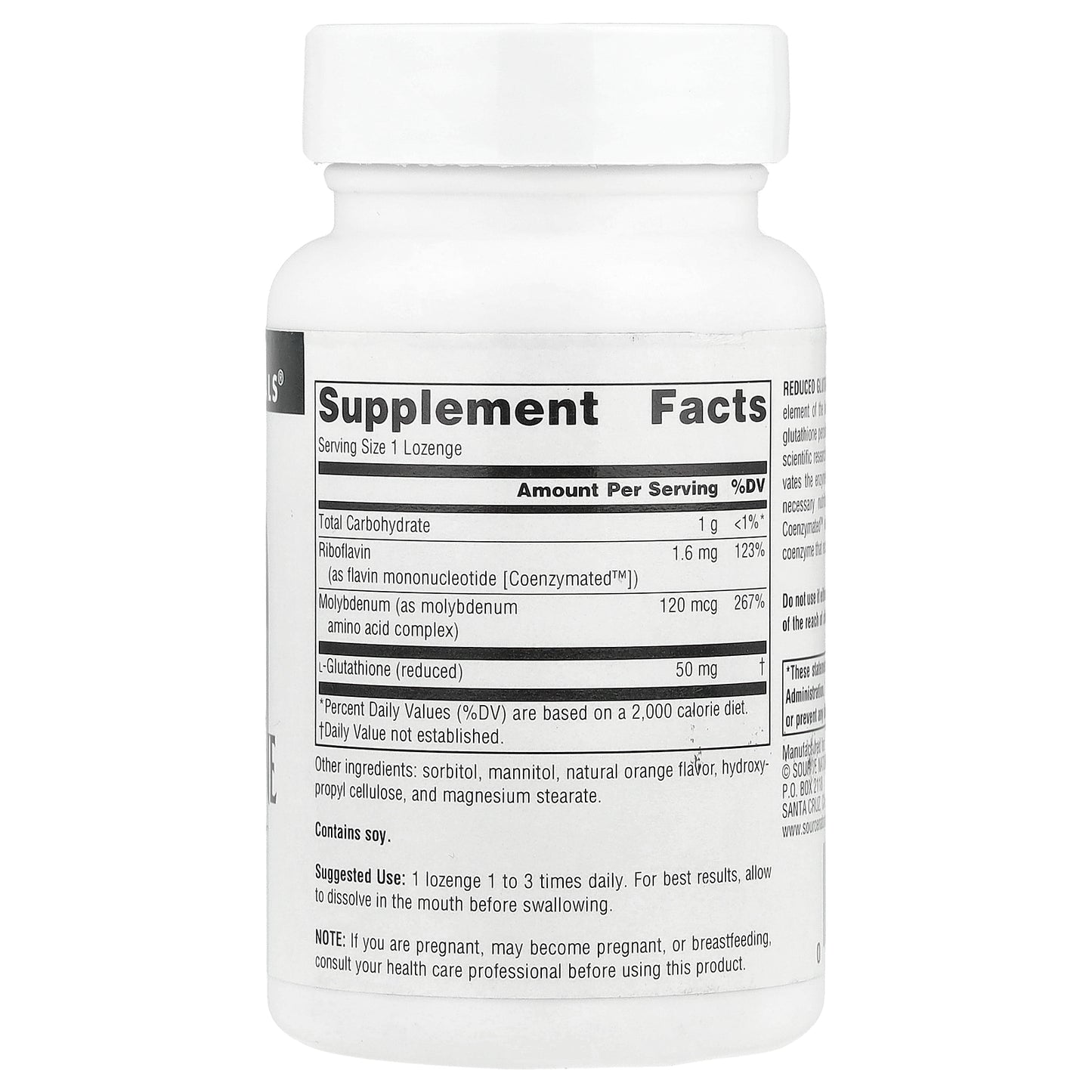 Source Naturals, Reduced Glutathione Complex, Orange, 100 Lozenges