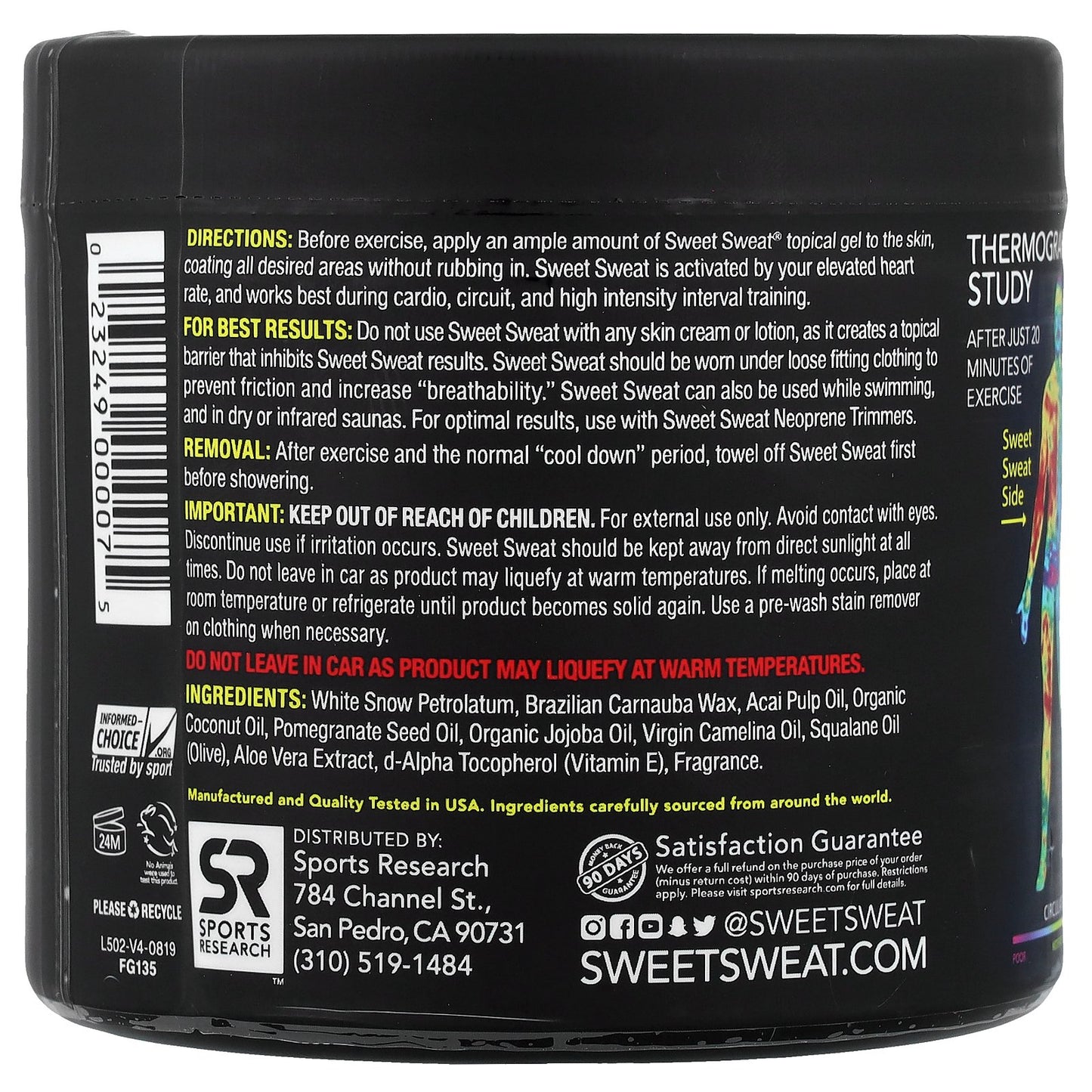 Sports Research, Sweet Sweat®, Workout Enhancer, 13.5 oz (383 g)